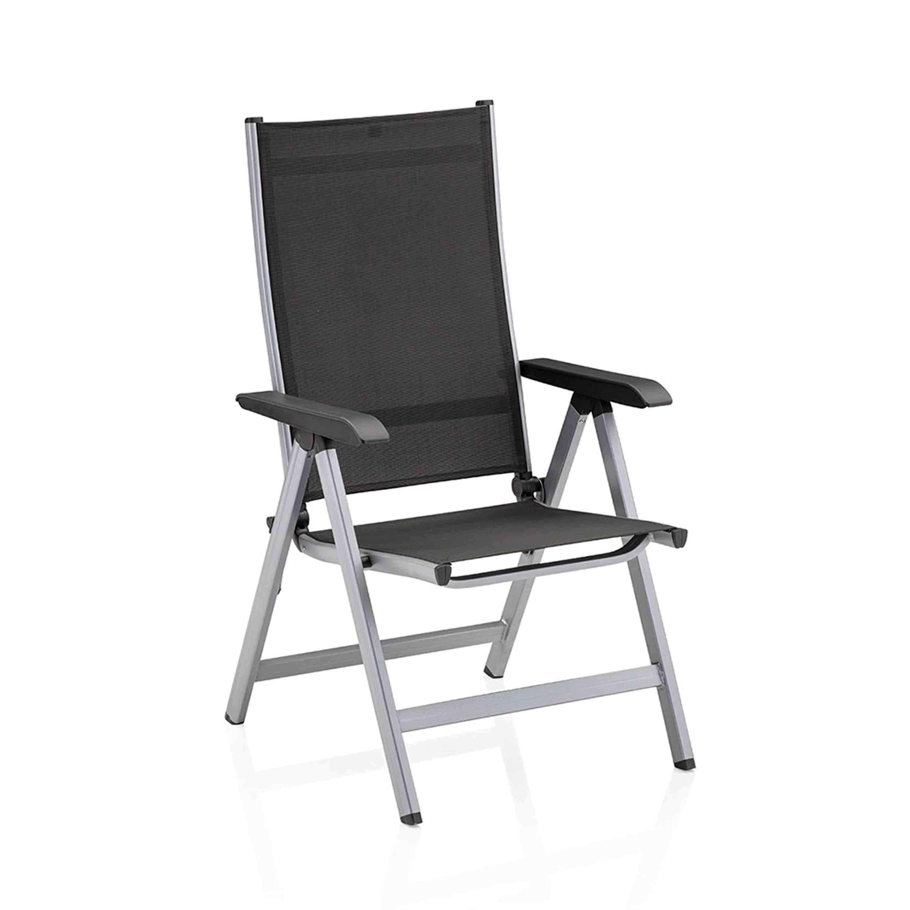 Kettler Gartensessel Basic Plus Multipositionssessel Silber/Anthrazit Kettler Gartensessel Basic Plus Multipositionssessel Silber/Anthrazit