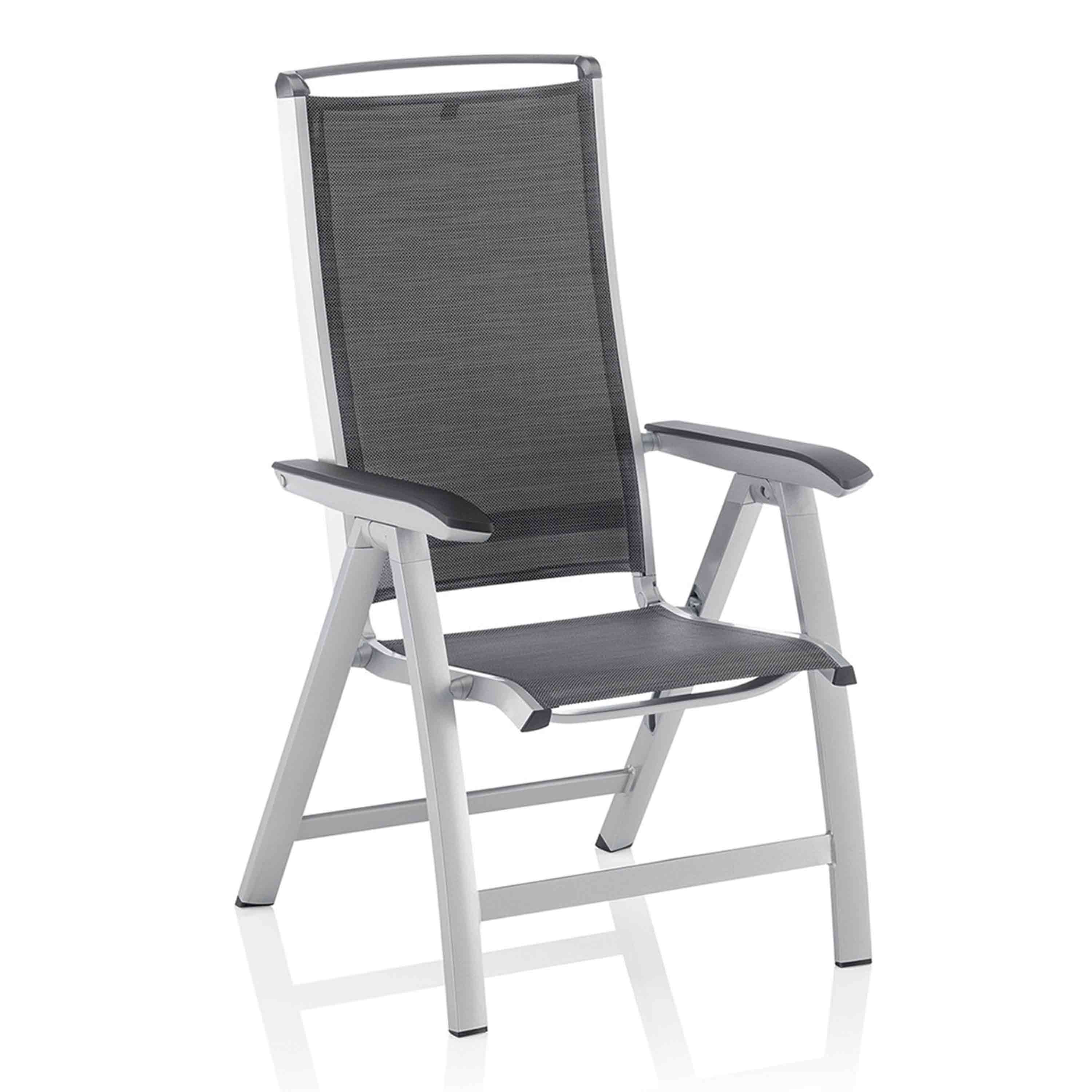 Kettler Gartensessel Forma II Multipositionssessel Silber Graphit Kettler Gartensessel Forma II Multipositionssessel Silber Graphit