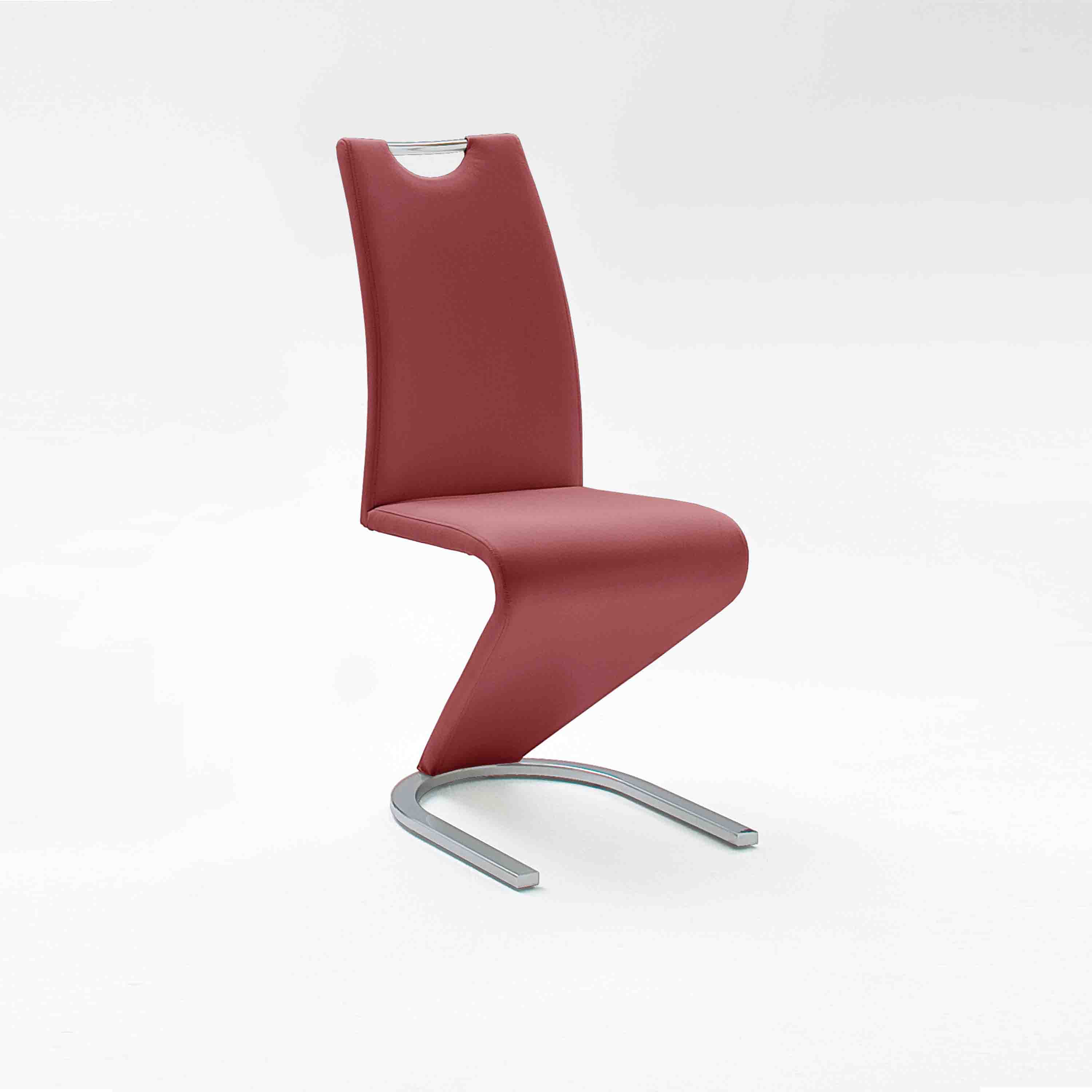 MCA Furniture Schwingstuhl Amado 2er-Set mit Griffloch Rot MCA Furniture Schwingstuhl Amado 2er-Set mit Griffloch Rot