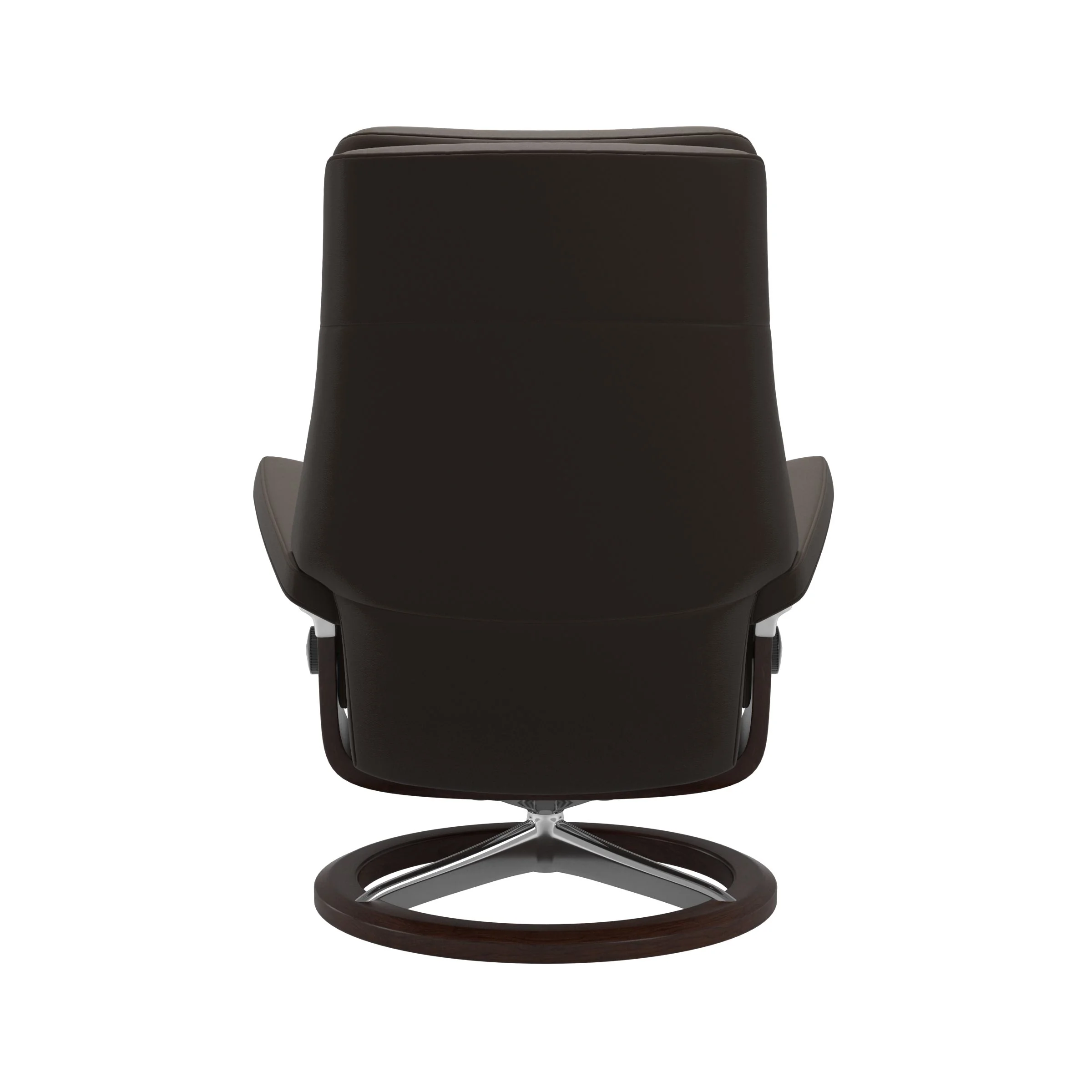 Stressless Paul Signature Sessel mit Hocker M Leder Batick Braun Chrom