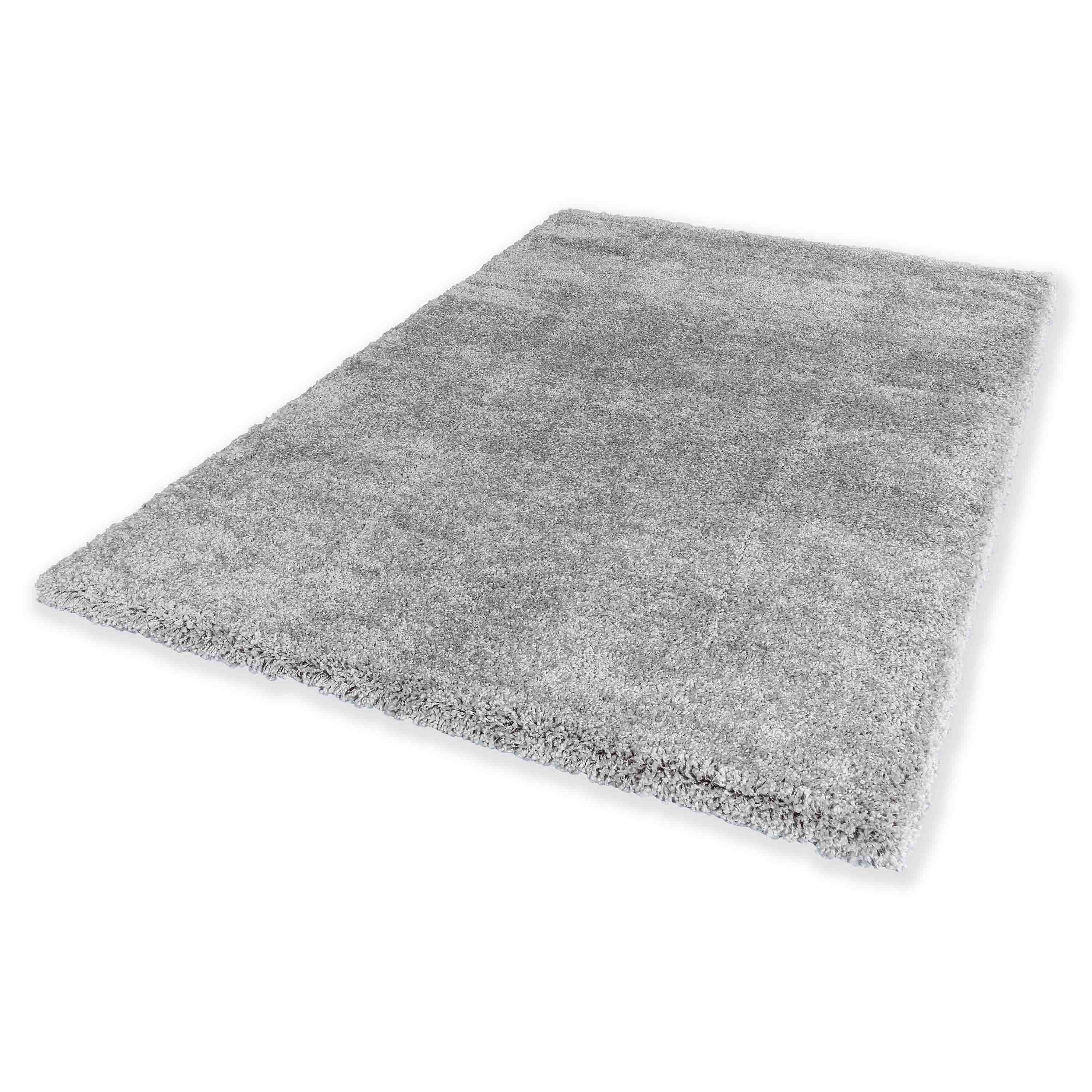 Schöner Wohnen Kollektion Teppich Savage 67x130 cm Silber