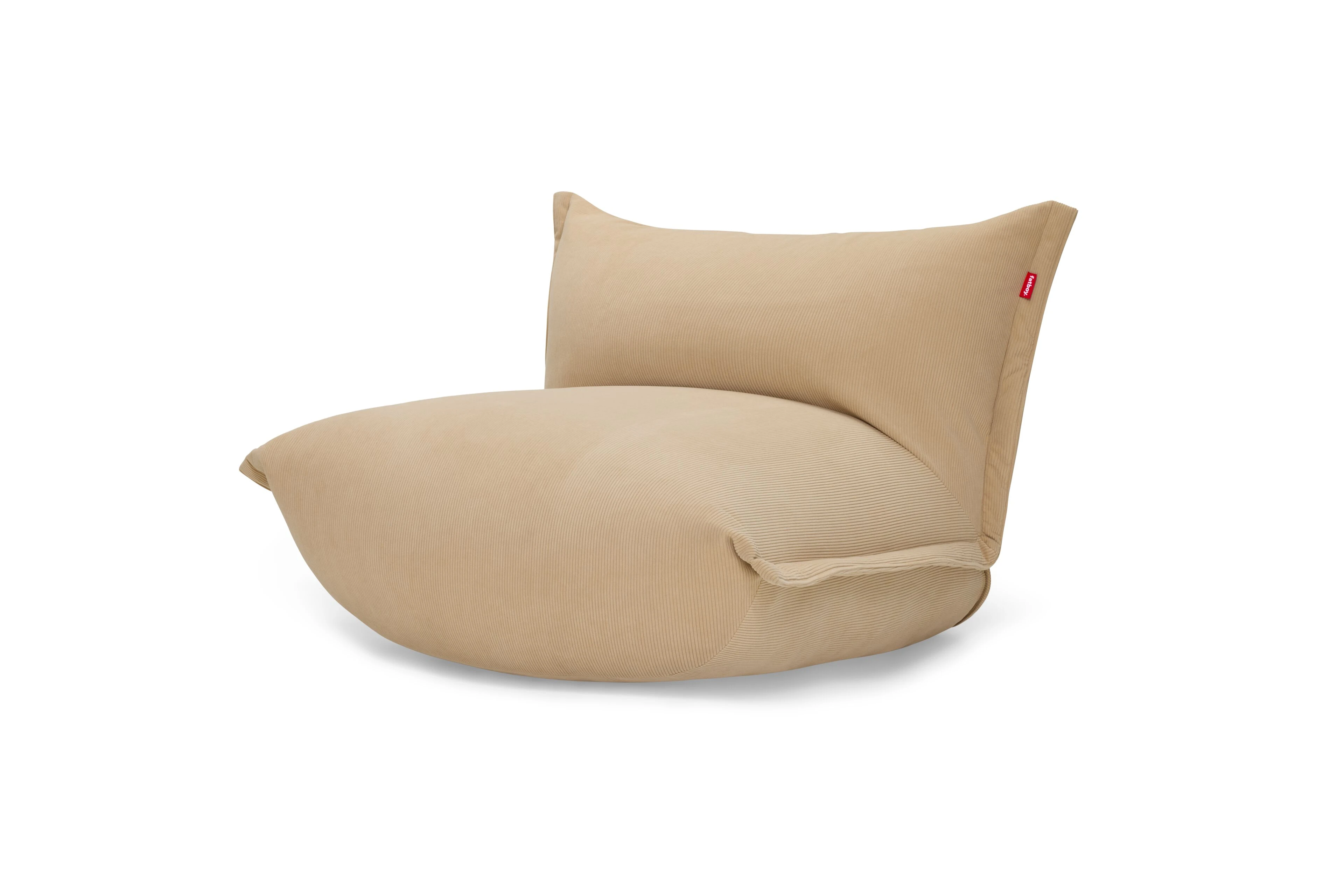 fatboy Lounge-Sessel The Bonbaron Slim Cord Beige