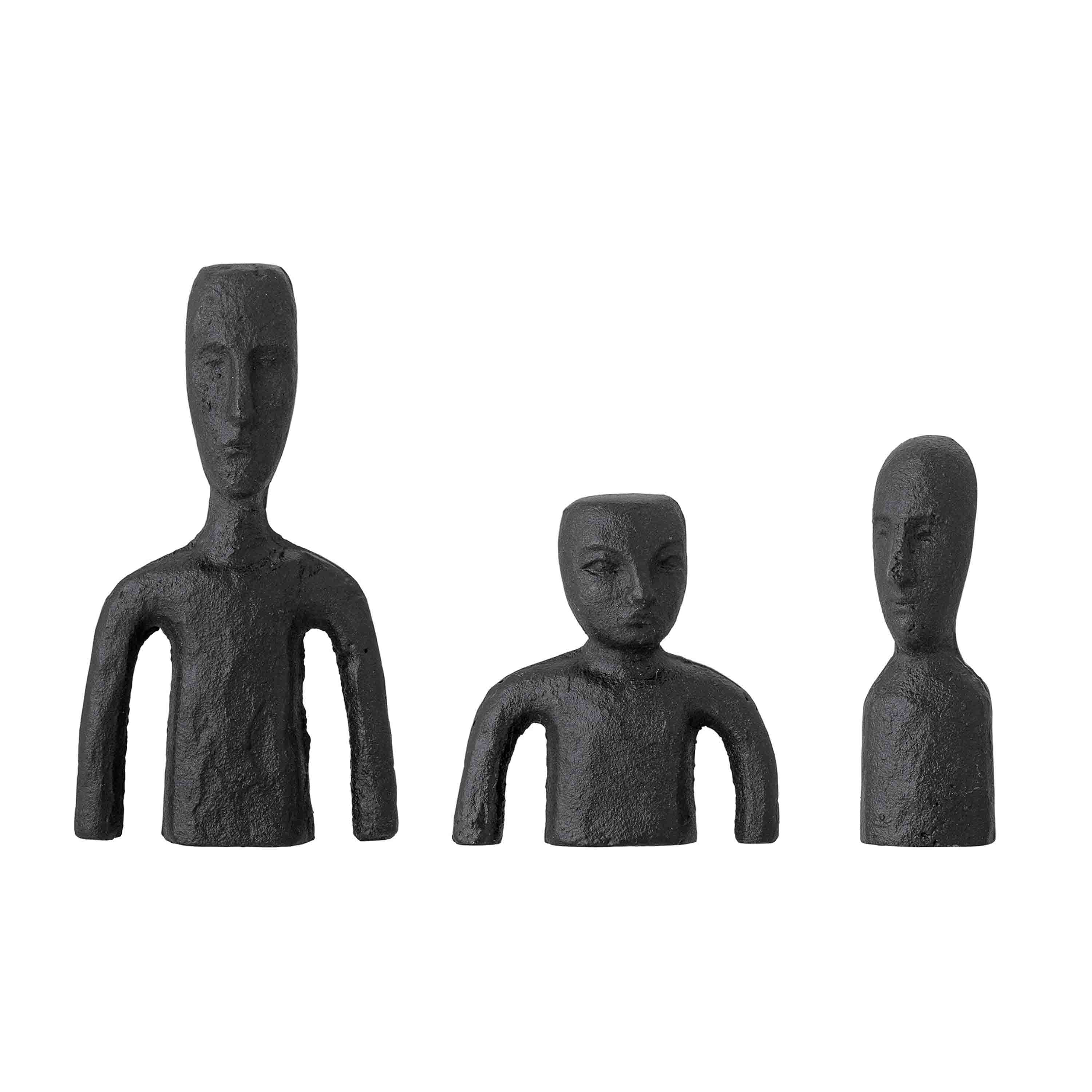 Bloomingville Dekofigur Rhea 3er-Set Schwarz Bloomingville Dekofigur Rhea 3er-Set Schwarz