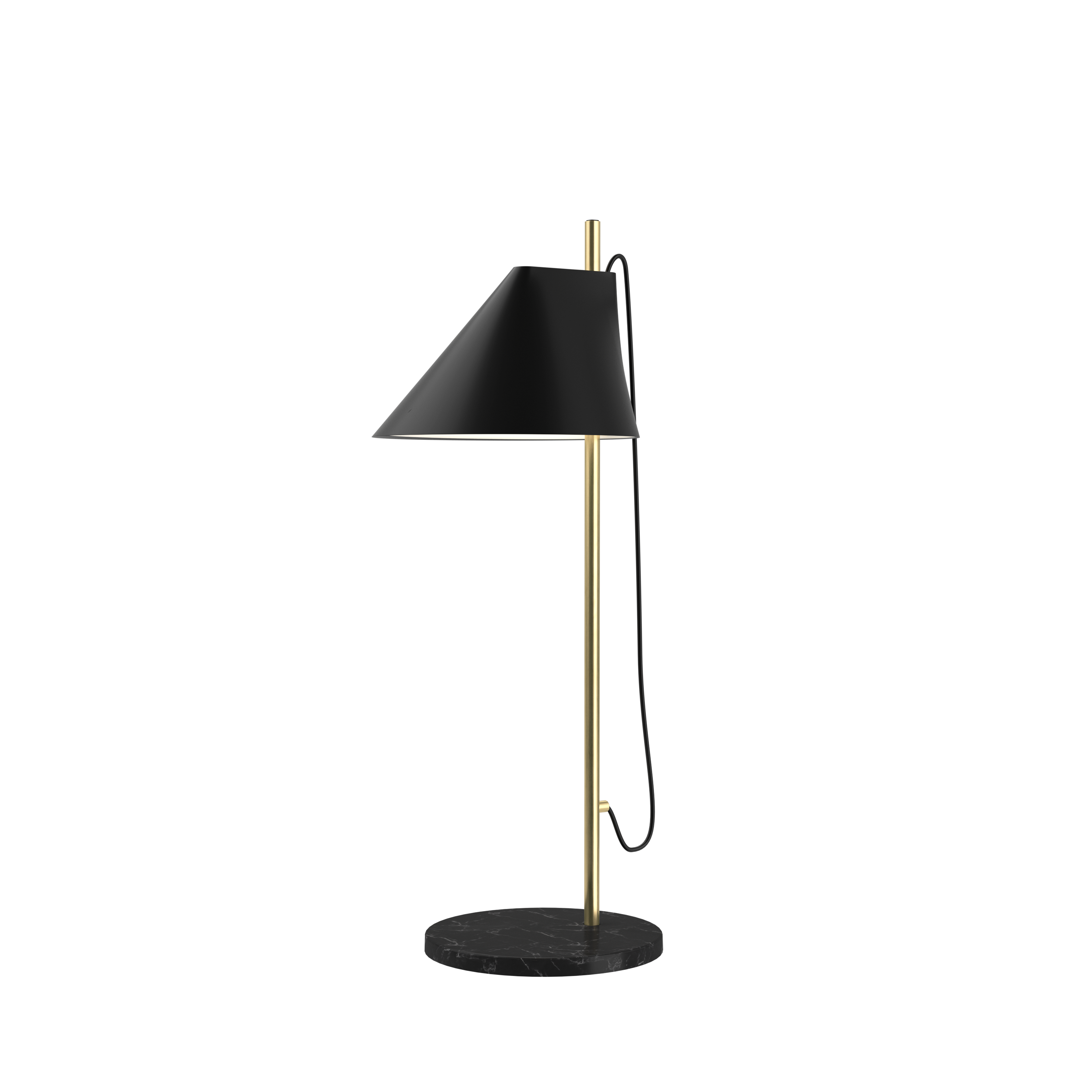 Louis Poulsen Tischleuchte Yuh Messing Schwarz Louis Poulsen Tischleuchte Yuh Messing Schwarz