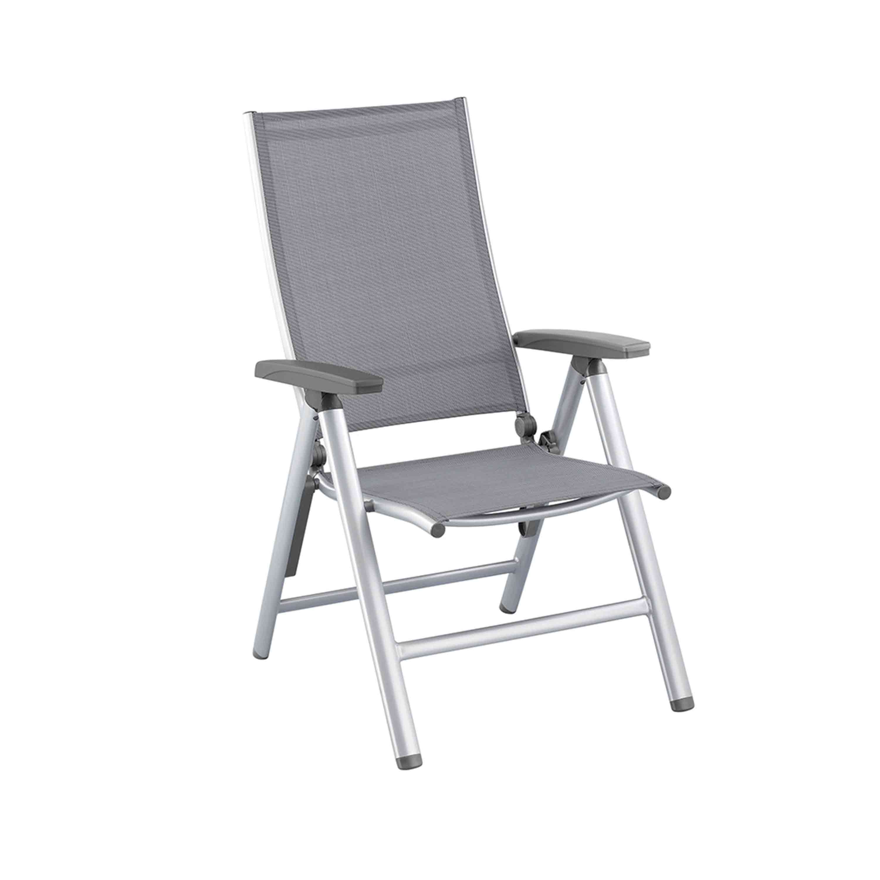 Kettler Gartensessel Cirrus Multipositionssessel Silber/Anthrazit-Grau Kettler Gartensessel Cirrus Multipositionssessel Silber/Anthrazit-Grau
