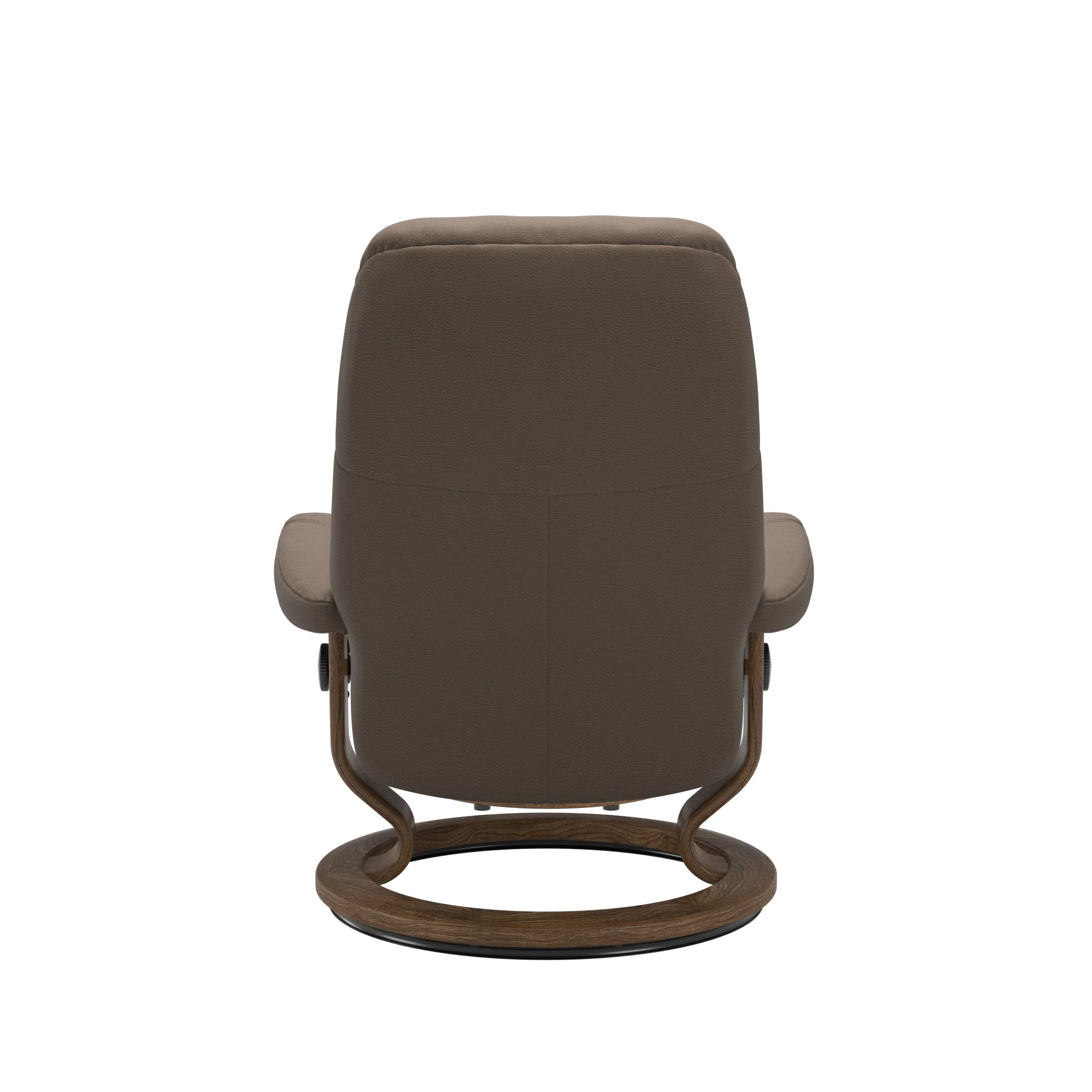 Stressless Consul Classic Sessel mit Hocker M Leder Batick Mole Teak