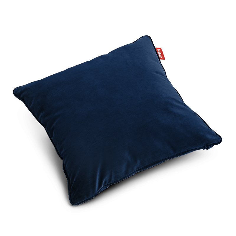 fatboy Kissen Square Pillow Velvet Dark Blue