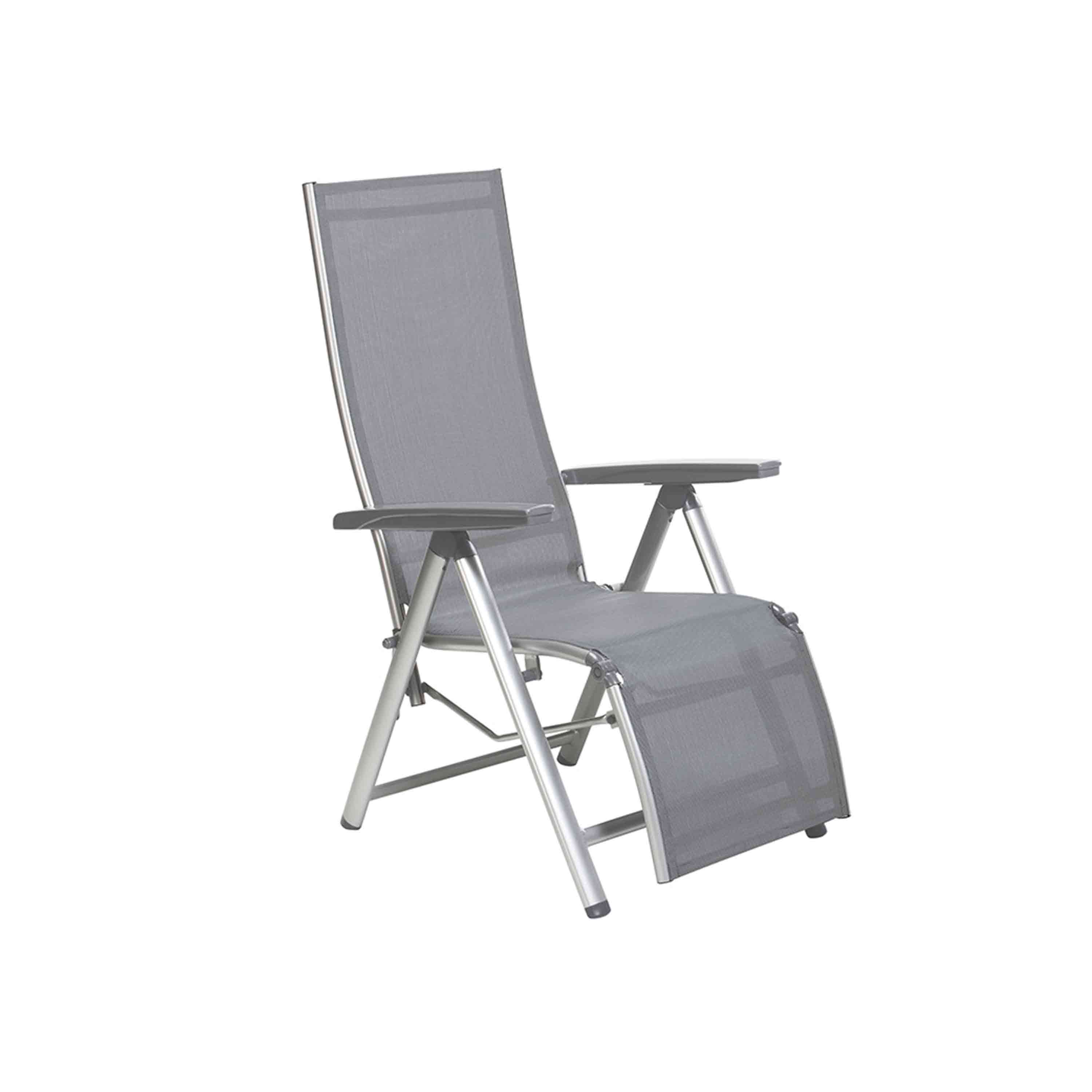 Kettler Gartensessel Cirrus Relaxsessel Silber/Anthrazit-Grau Kettler Gartensessel Cirrus Relaxsessel Silber/Anthrazit-Grau