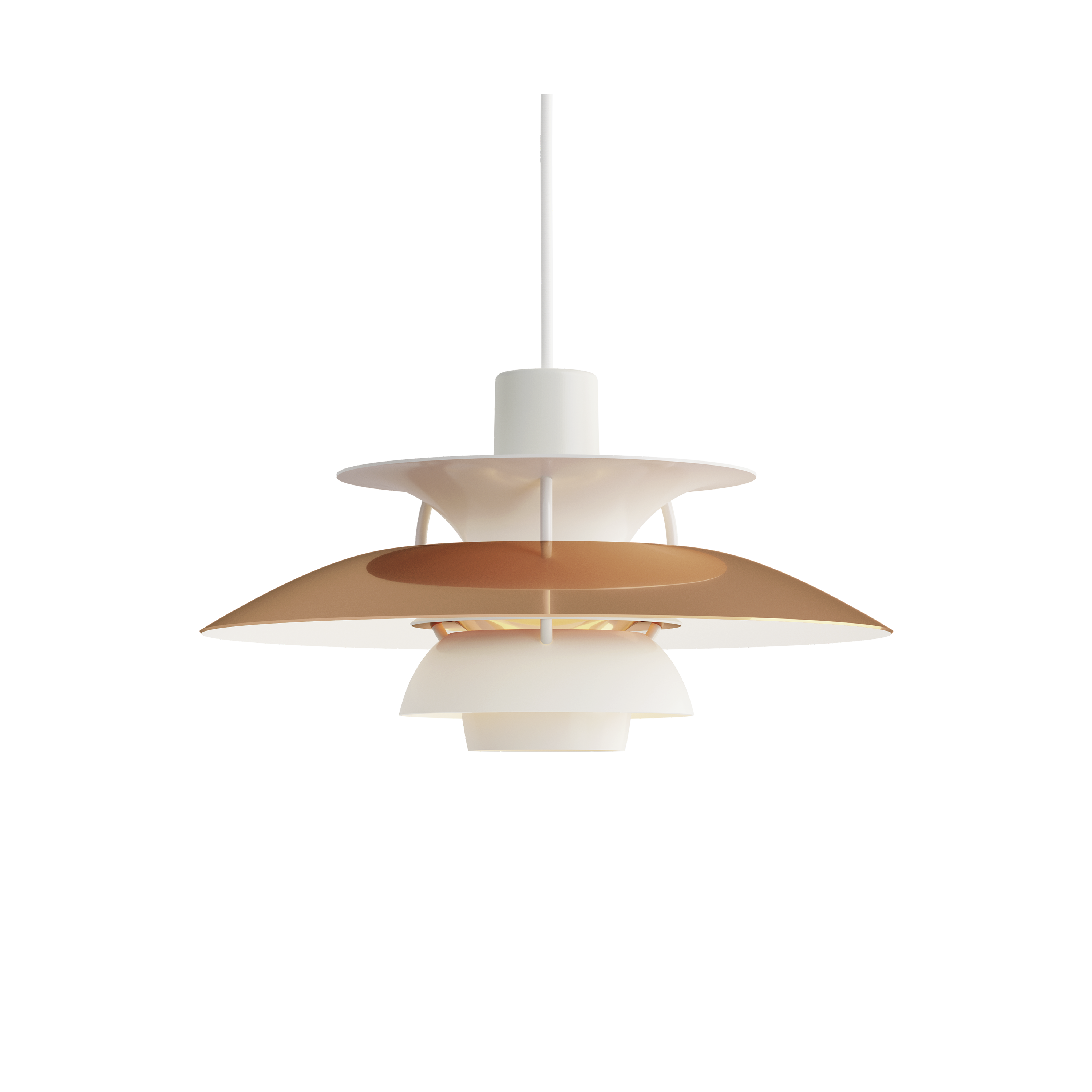 Louis Poulsen Pendelleuchte PH 5 Mini Kupfer Louis Poulsen Pendelleuchte PH 5 Mini Kupfer