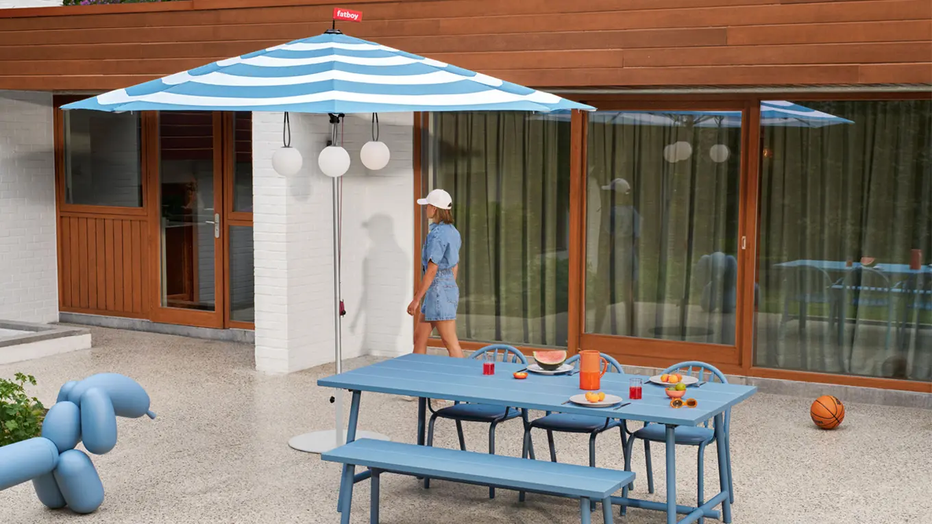 Fatboy Outdoor Möbel in Hellblau