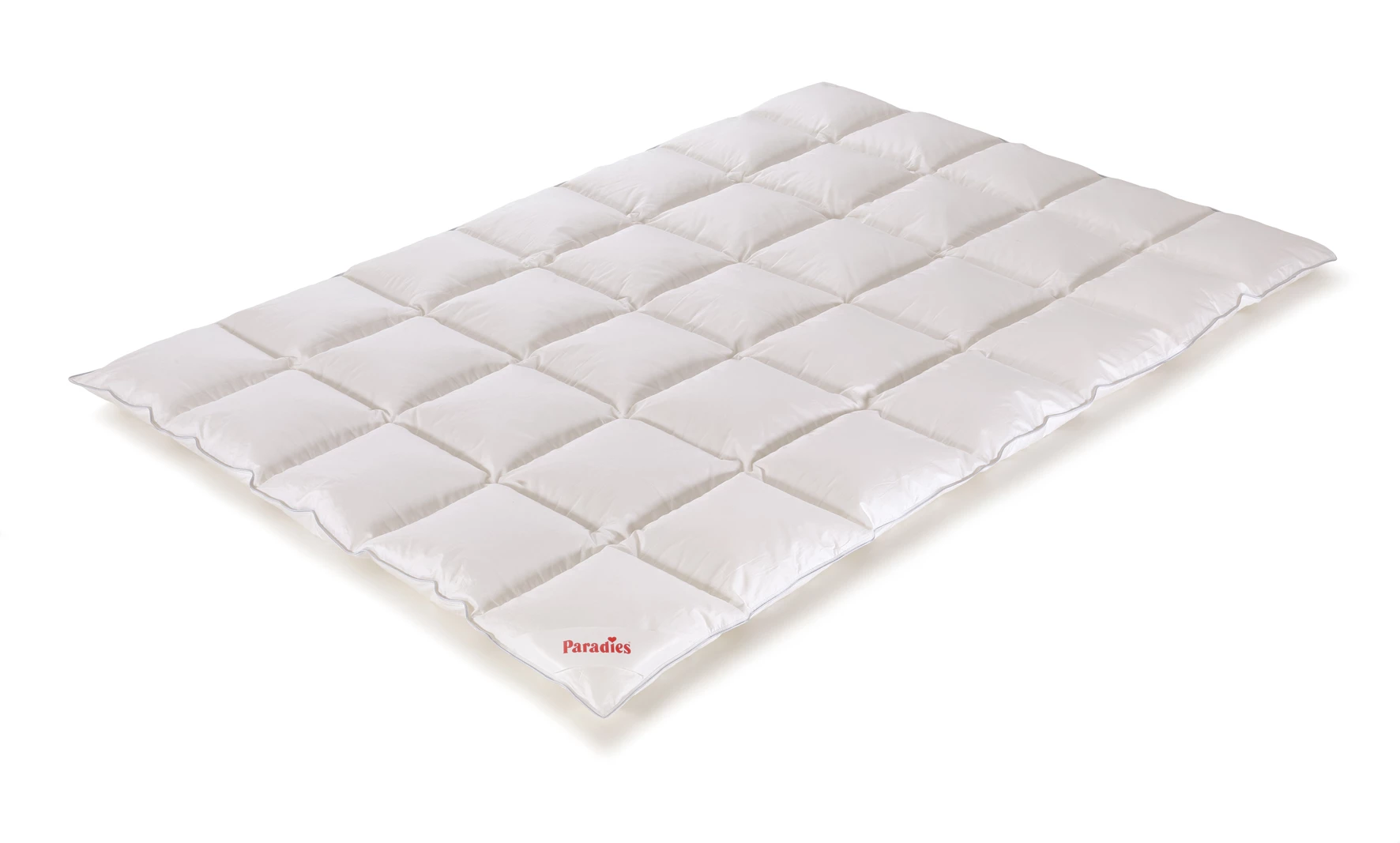 Paradies Ganzjahresbettdecke Galia 90 medium warm 200x200 Weiß