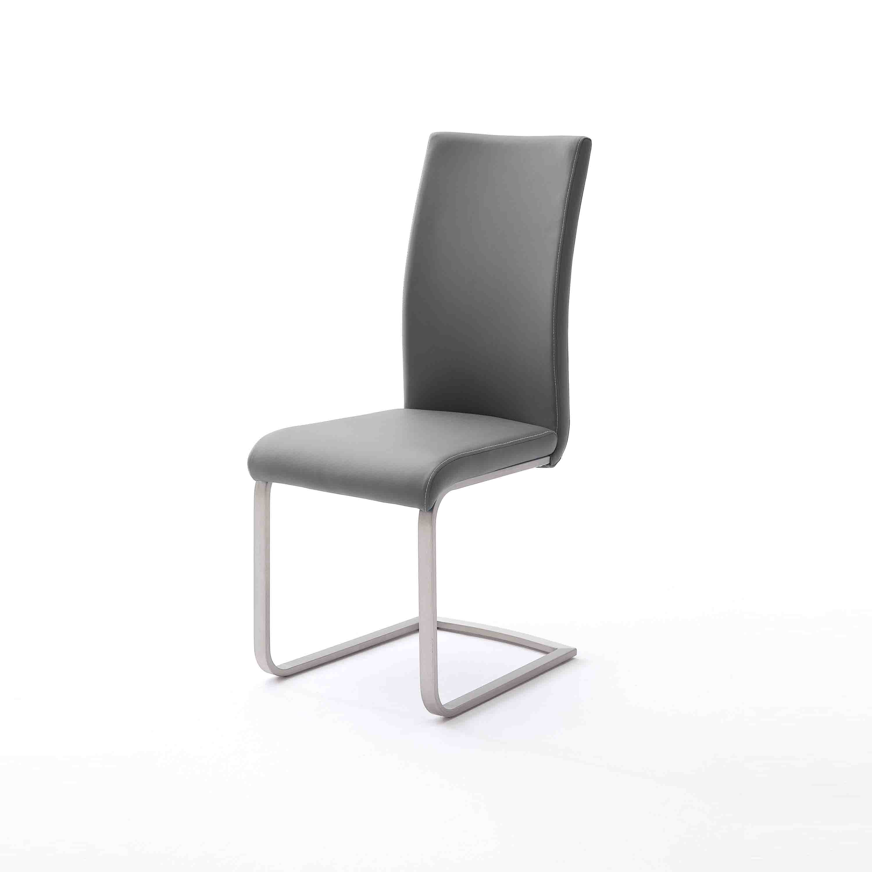 MCA Furniture Schwingstuhl Paulo 4er-Set Grau