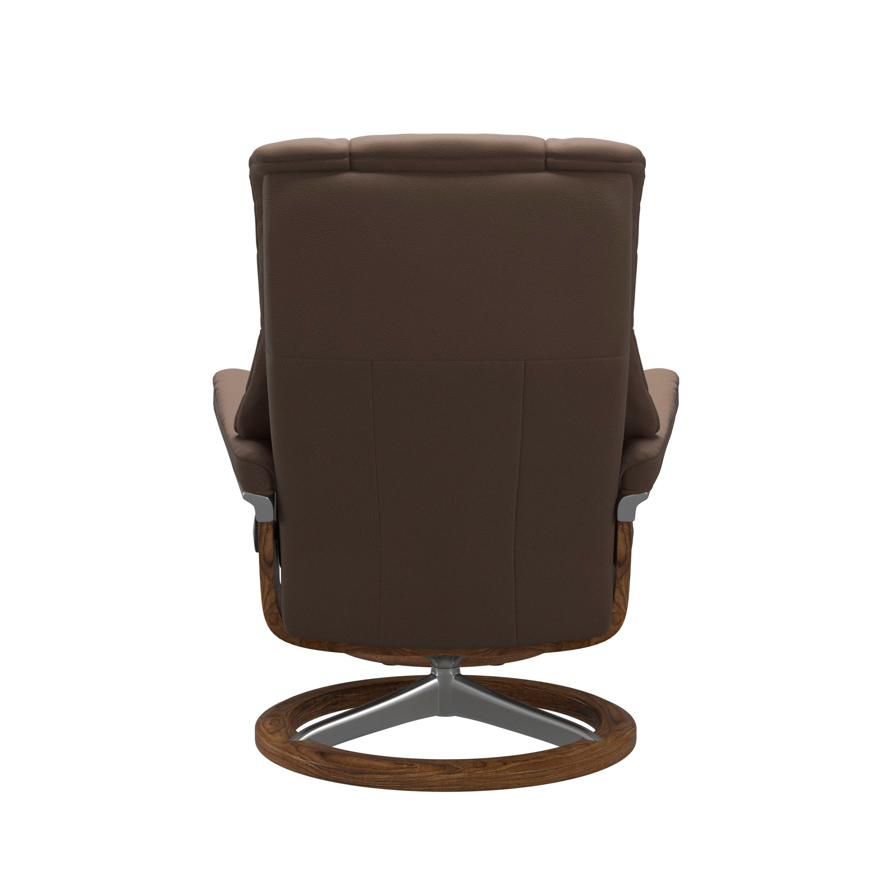 Stressless Mayfair Signature Sessel mit Hocker M Leder Batick Mole Teak Chrom