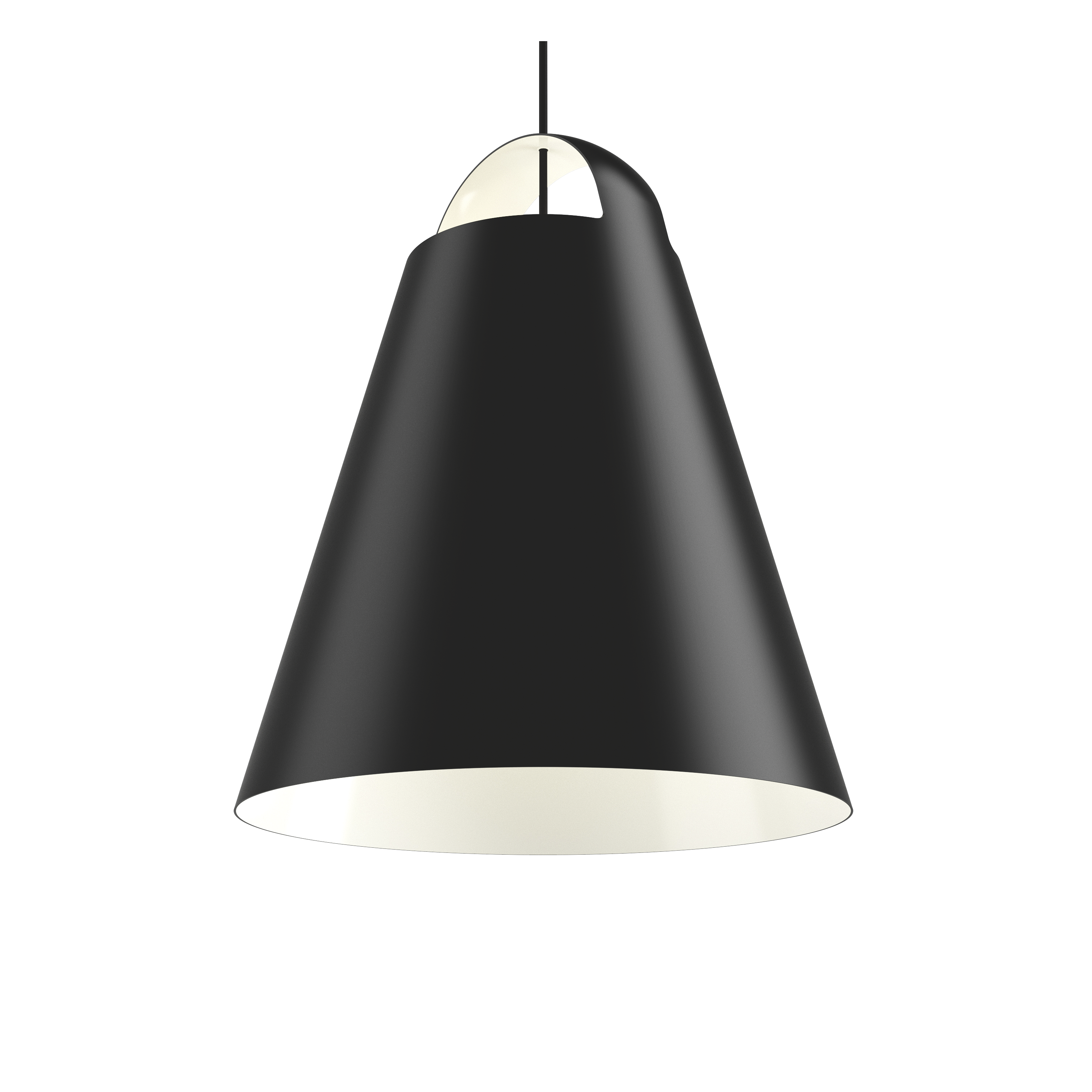 Louis Poulsen Pendelleuchte Above Ø550 Schwarz Louis Poulsen Pendelleuchte Above Ø550 Schwarz