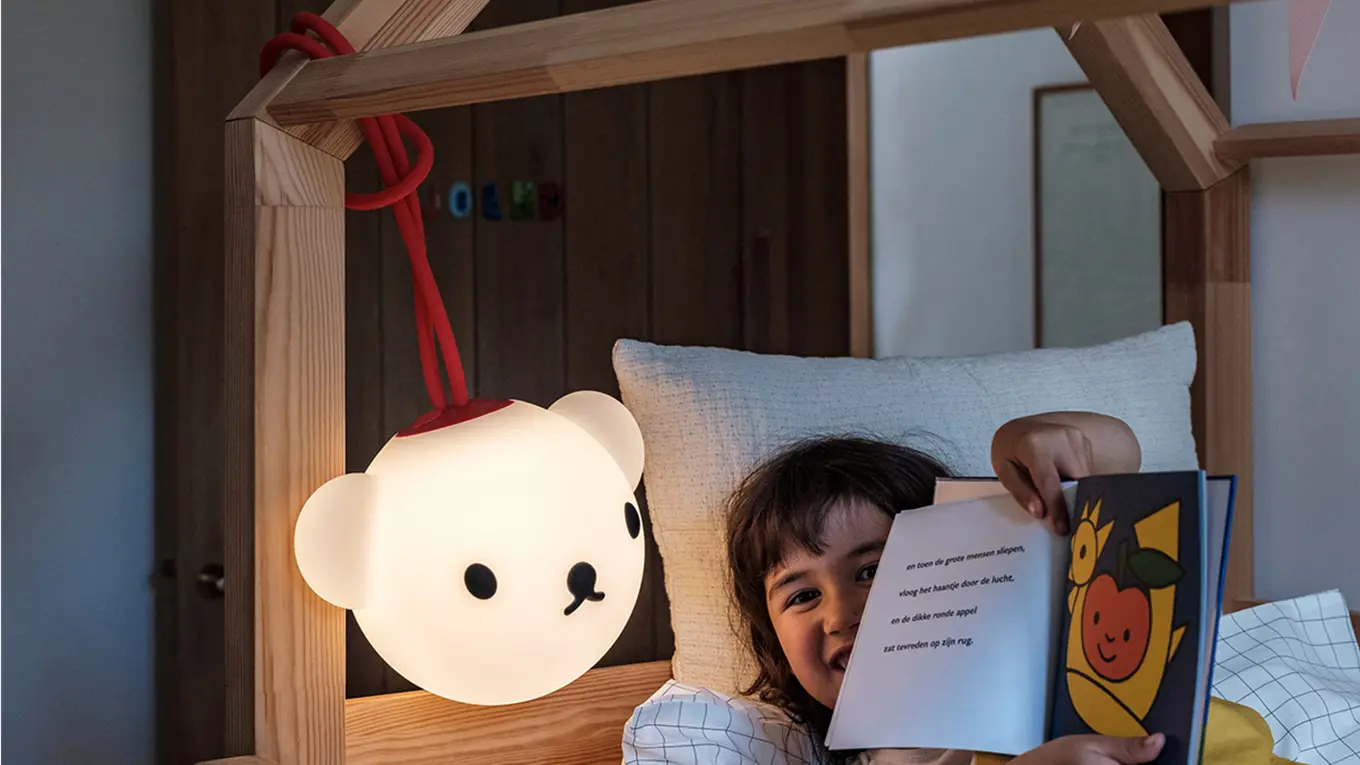 Fatboy Miffy Bolleke Hängelampe am Kinderbett
