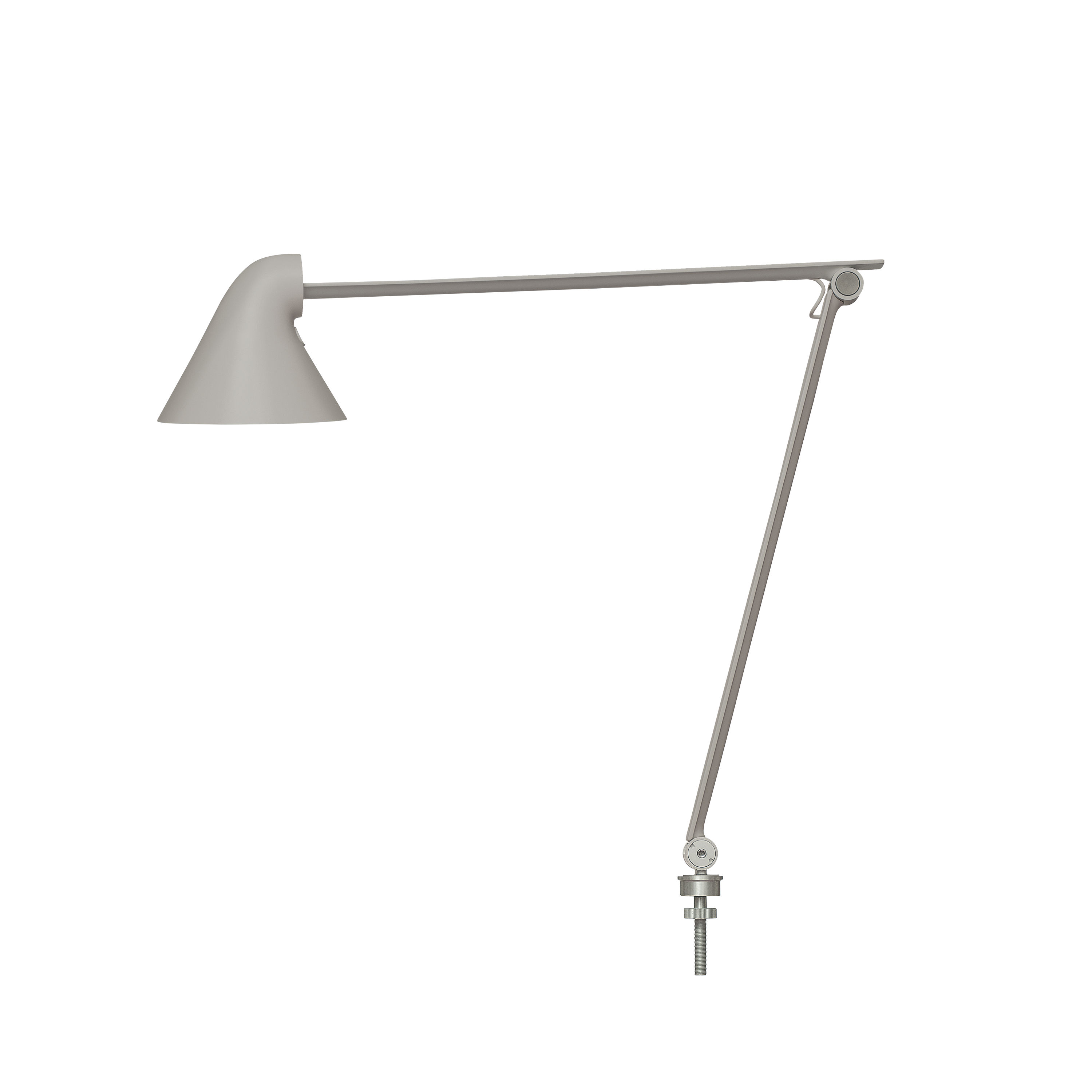 Louis Poulsen Tischleuchte NJP PIN Ø40 Hellgrau Aluminium Louis Poulsen Tischleuchte NJP PIN Ø40 Hellgrau Aluminium