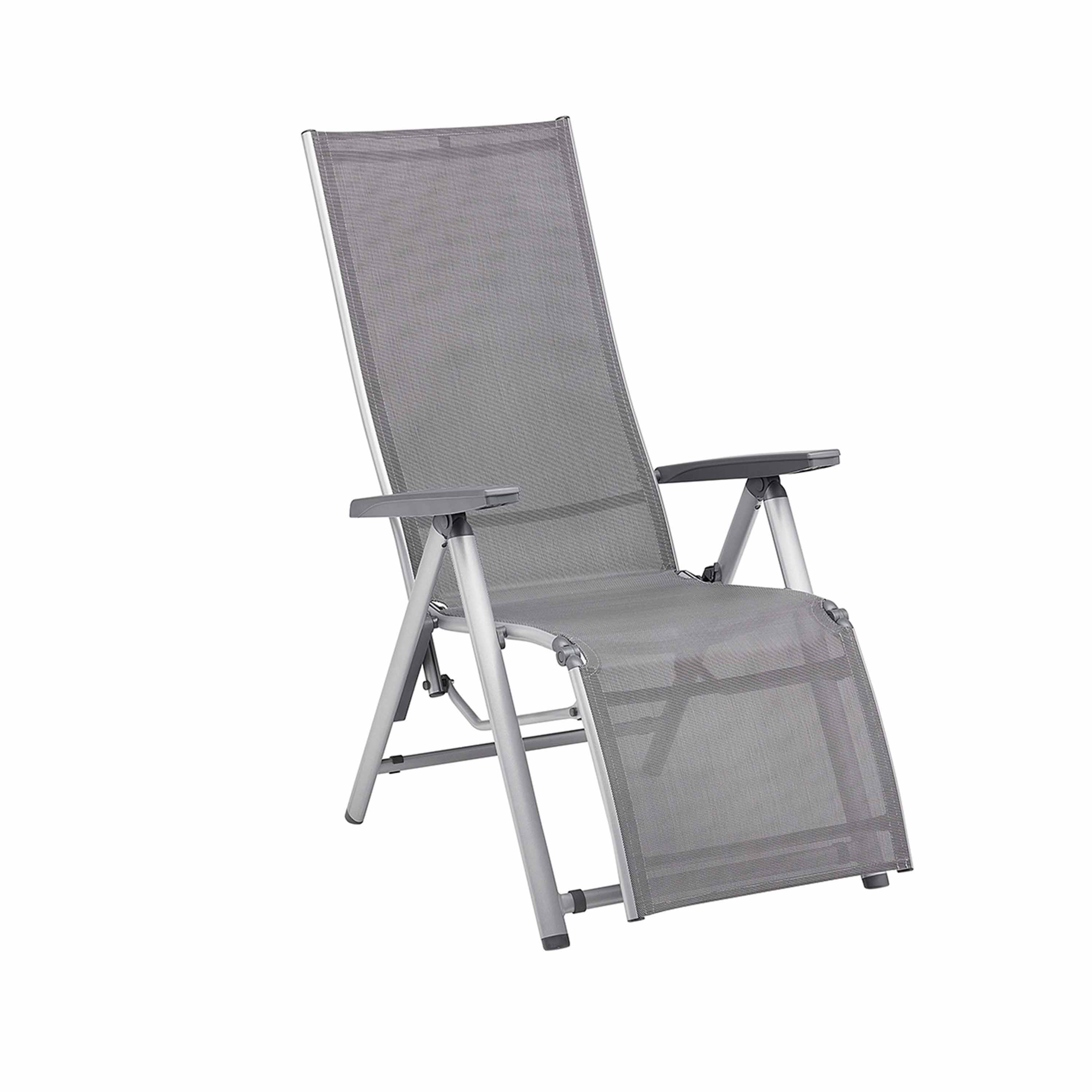 Kettler Gartensessel Cirrus Silver-Line Relaxsessel Silber/Anthrazit-Grau Kettler Gartensessel Cirrus Silver-Line Relaxsessel Silber/Anthrazit-Grau