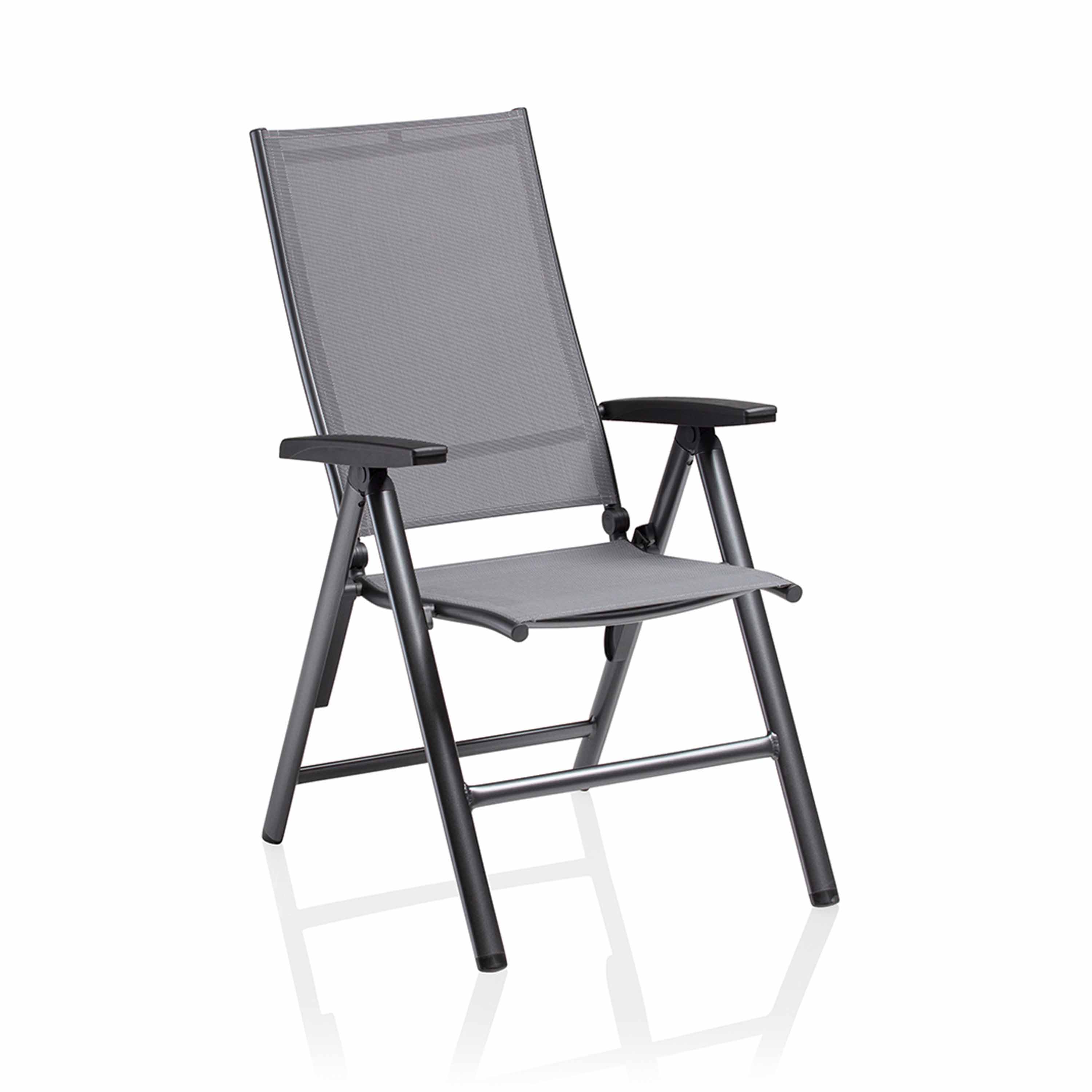 Kettler Gartensessel Cirrus Silver-Line Multipositionssessel Anthrazit/Anthrazit-Grau Kettler Gartensessel Cirrus Silver-Line Multipositionssessel Anthrazit/Anthrazit-Grau