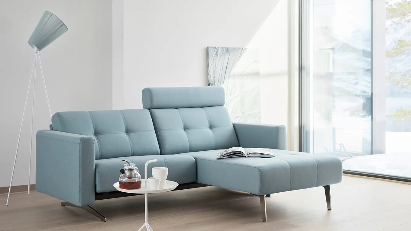 Hellblaues Stressless sofa