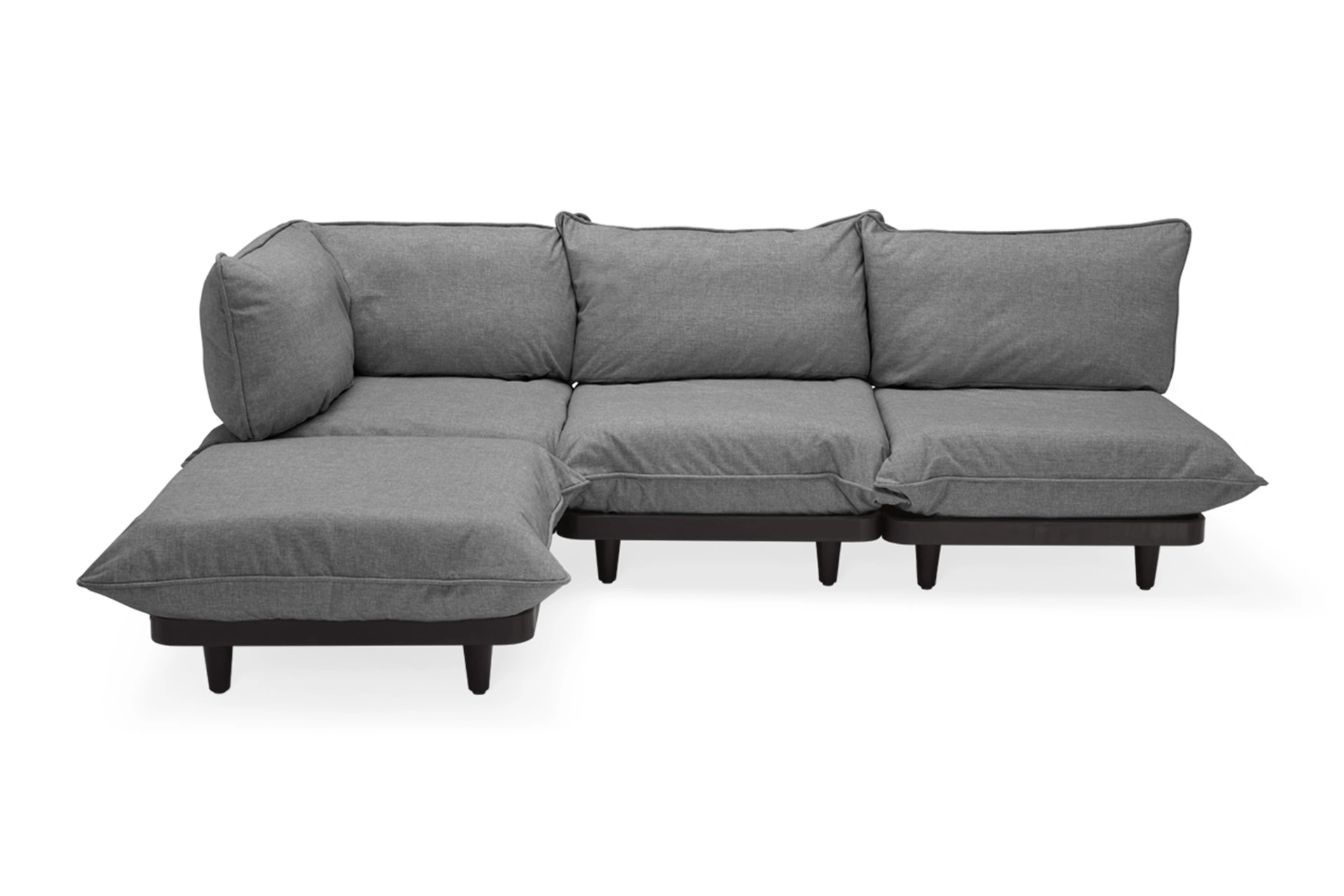 fatboy Gartensofa Paletti Set Large Rock Grey