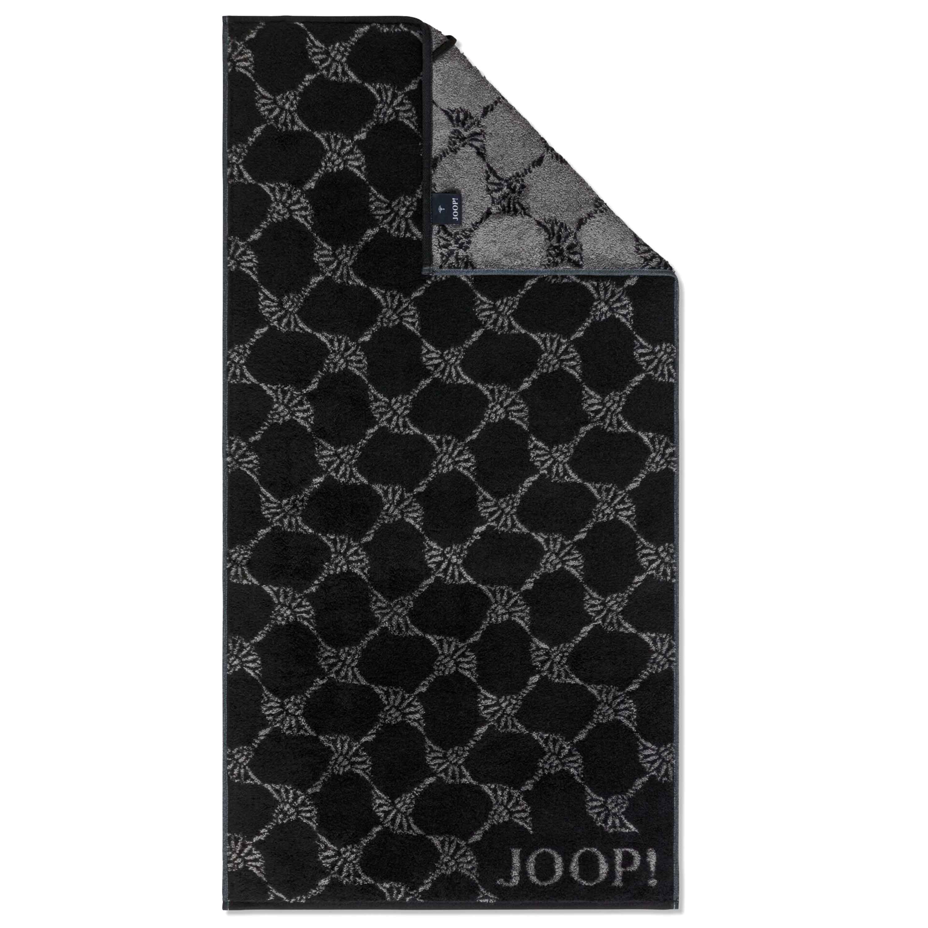 Joop! Handtuch Classic Cornflower 50/100 (3er-Set) Schwarz Joop! Handtuch Classic Cornflower 50/100 (3er-Set) Schwarz