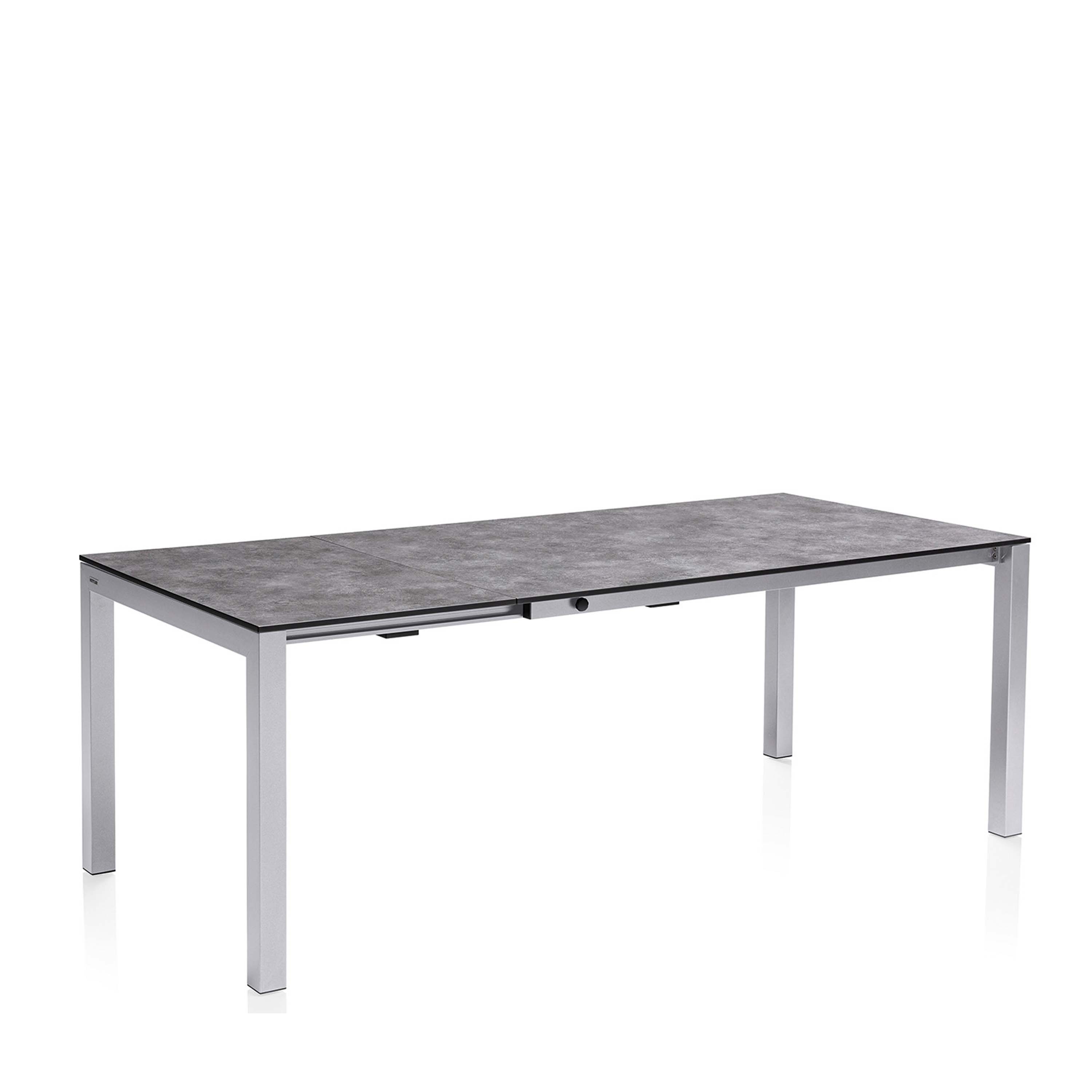 Kettler Gartentisch Cubic Ausziehtisch 150/210x95 Silber Kettler Gartentisch Cubic Ausziehtisch 150/210x95 Silber