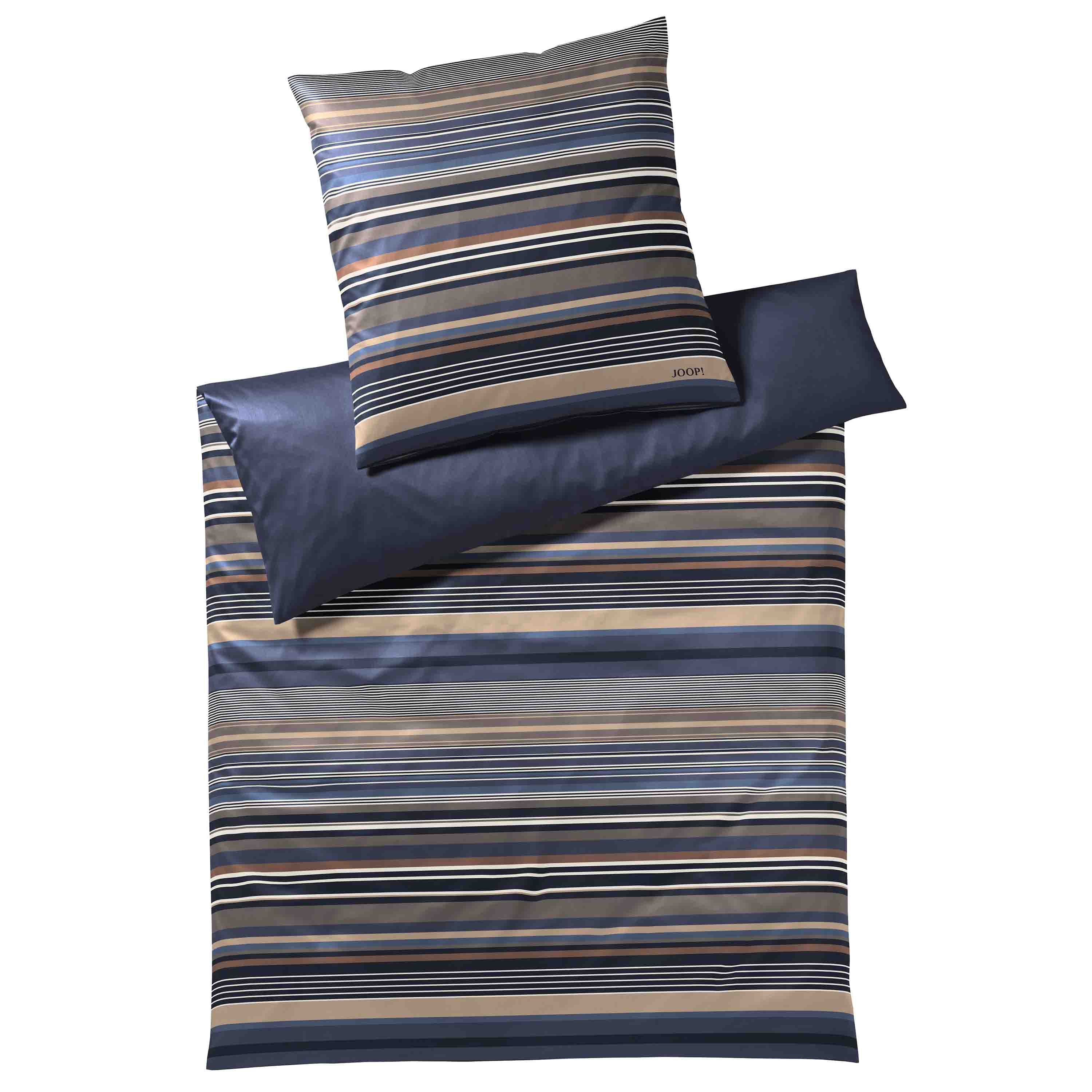 Joop! Bettwäsche Micro Lines 135/200 - 80/80 Deep Ocean Joop! Bettwäsche Micro Lines 135/200 - 80/80 Deep Ocean
