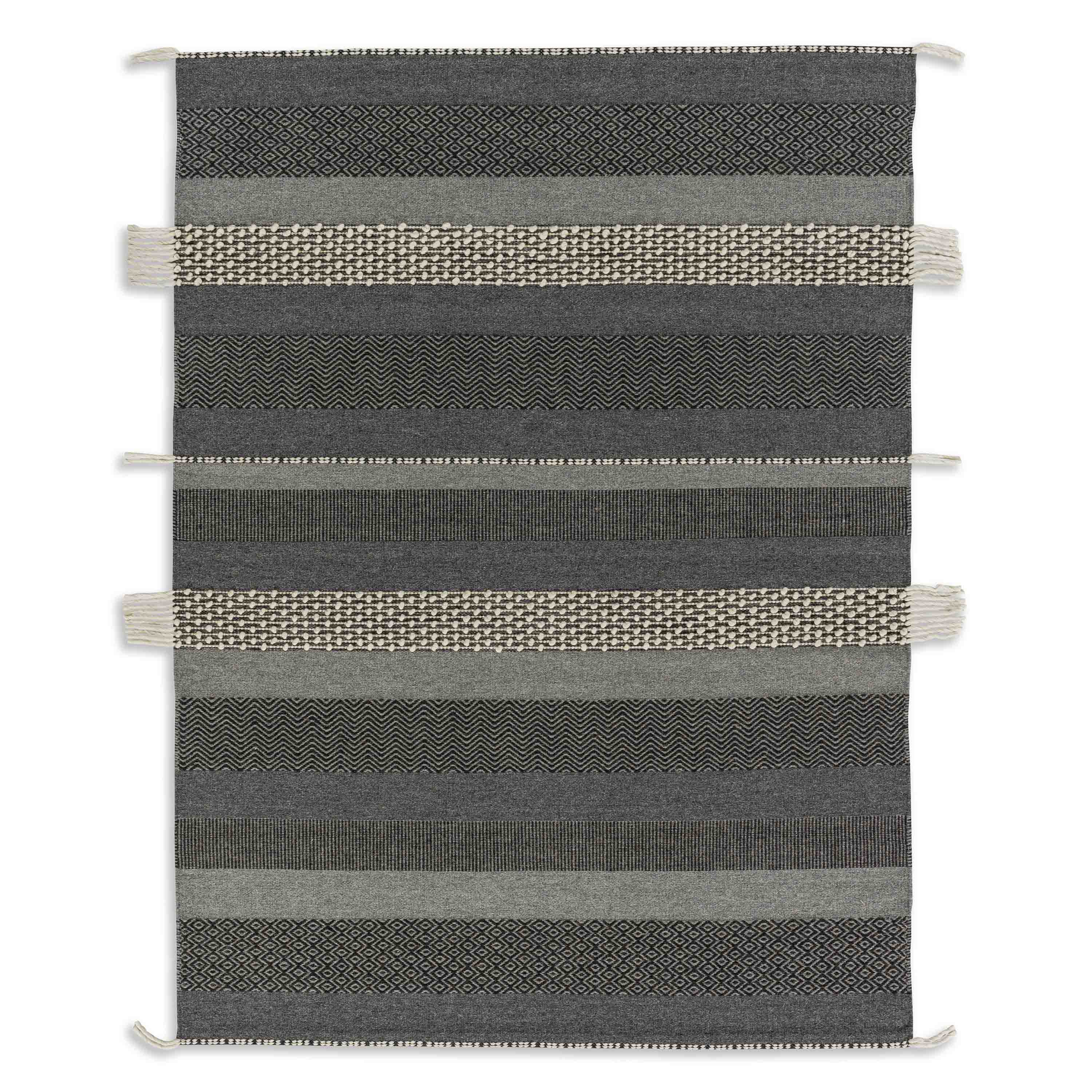Schöner Wohnen Kollektion Teppich Botana 140x200 cm Grau Beige