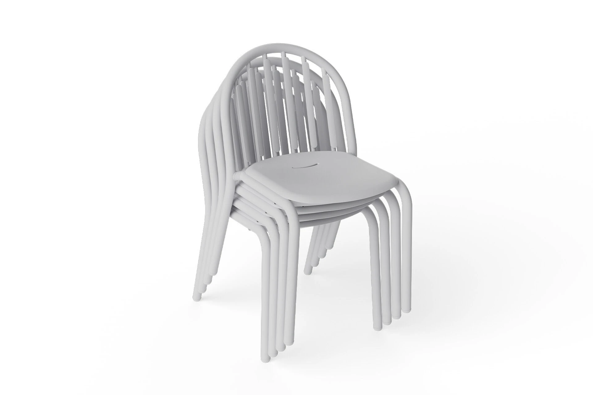 fatboy Gartenstuhl Fred'S Chair Set (4 Pcs) light grey