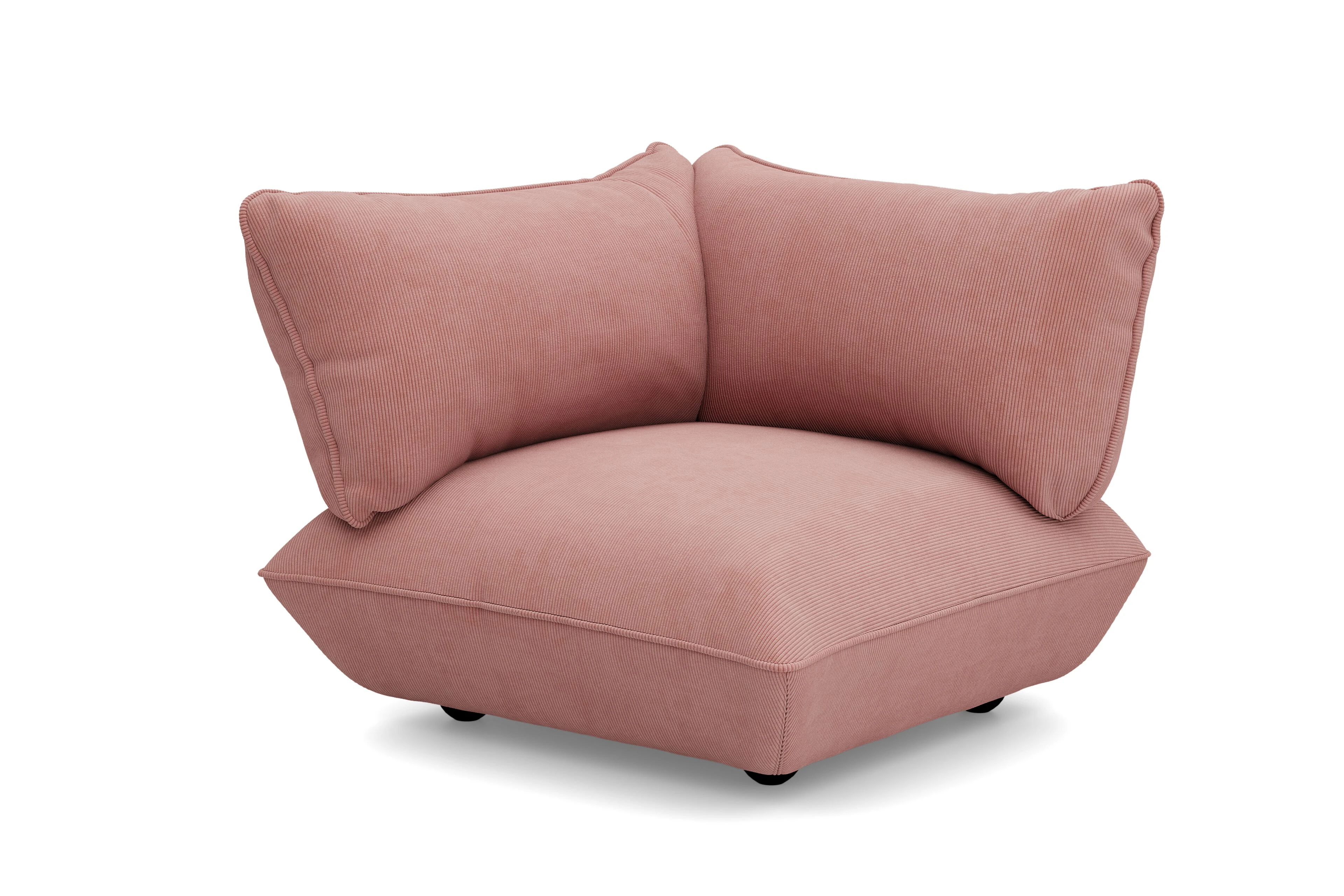 fatboy Sofa Sumo Corner Seat Left Cord Recycled Soft Pink