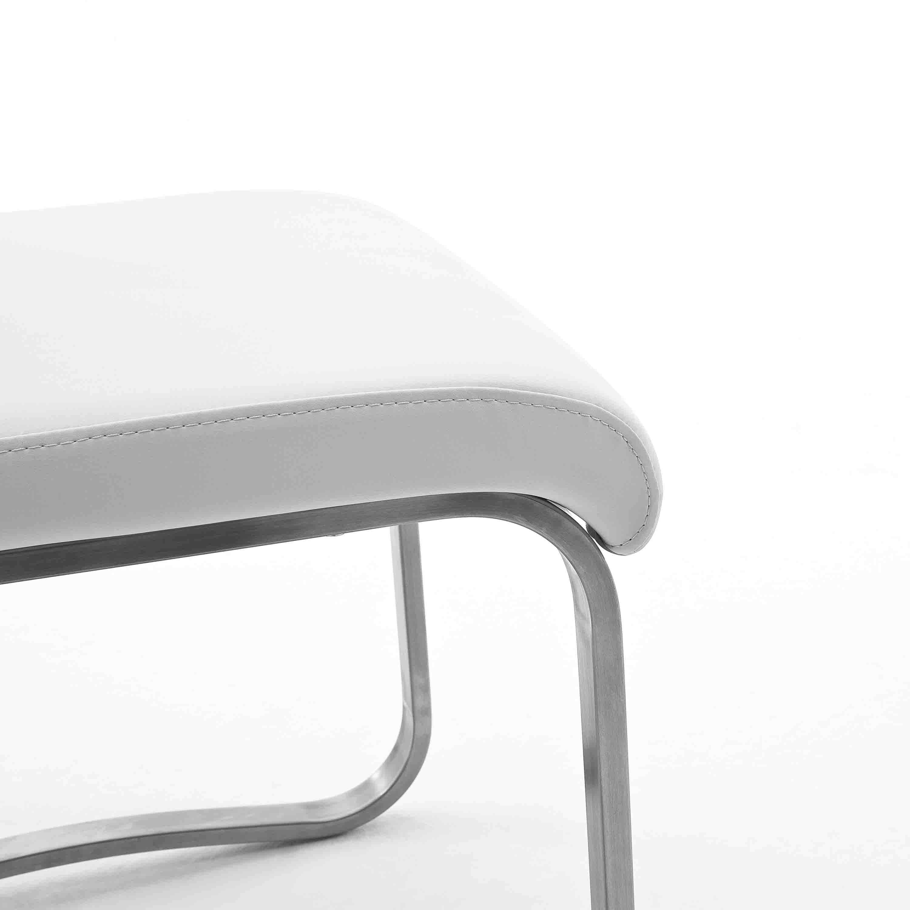MCA Furniture Schwingstuhl Arco 2er-Set Weiß