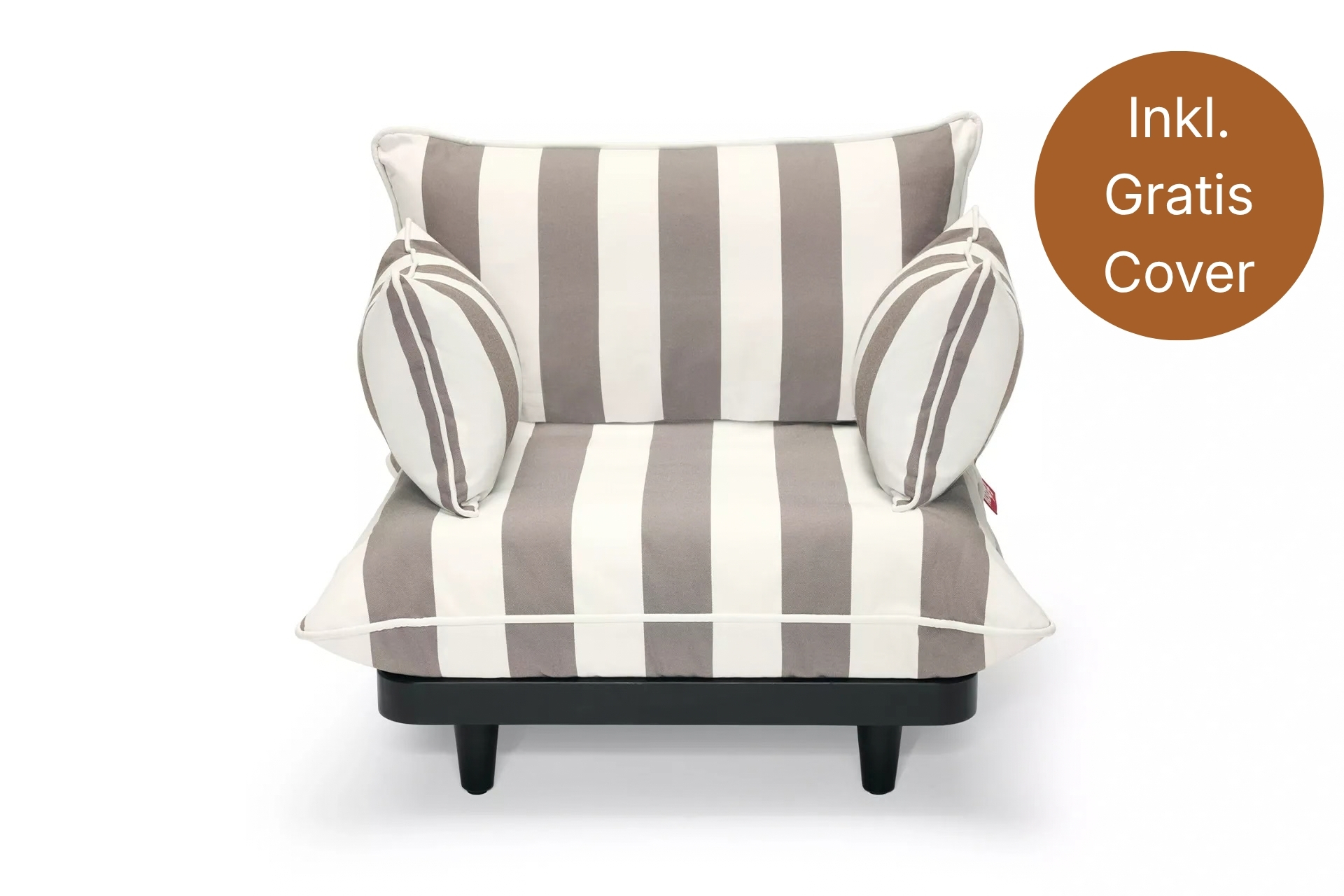 fatboy Gartensessel Paletti Lounge Chair Stripe Cacao