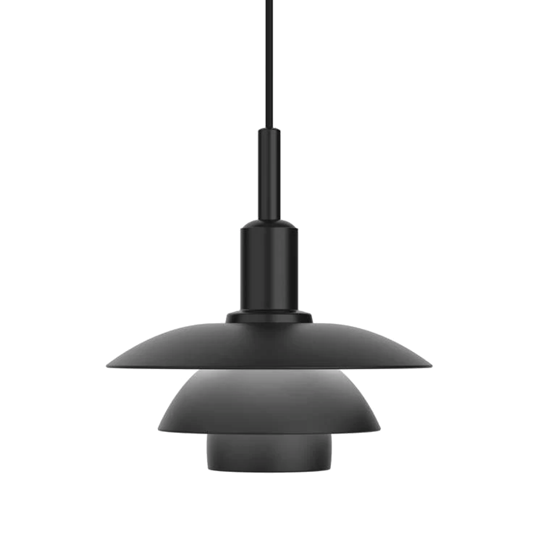 Louis Poulsen Pendelleuchte PH 3-3 Pend V2 Schwarz Louis Poulsen Pendelleuchte PH 3-3 Pend V2 Schwarz