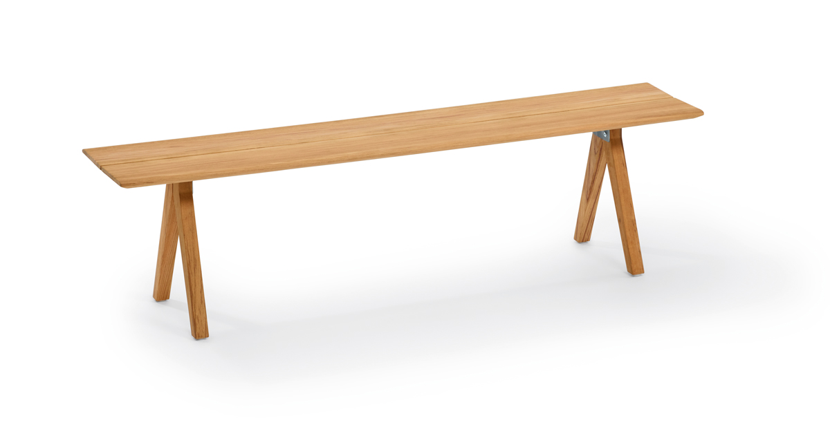 Weishäupl Gartenbank Loft 180x38x46 cm Teak Weishäupl Gartenbank Loft 180x38x46 cm Teak