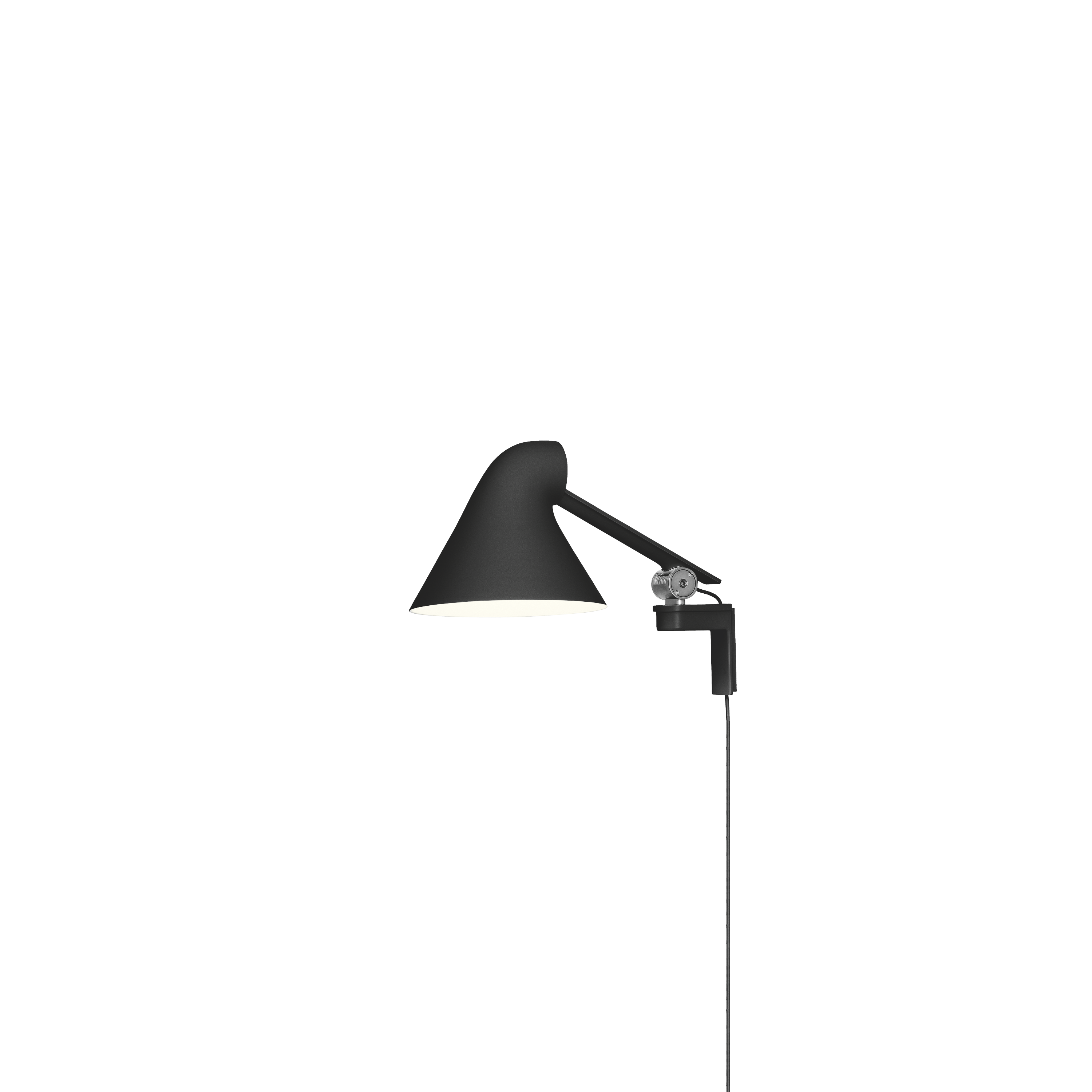 Louis Poulsen Wandleuchte NJP Kurzer Arm Schwarz Louis Poulsen Wandleuchte NJP Kurzer Arm Schwarz