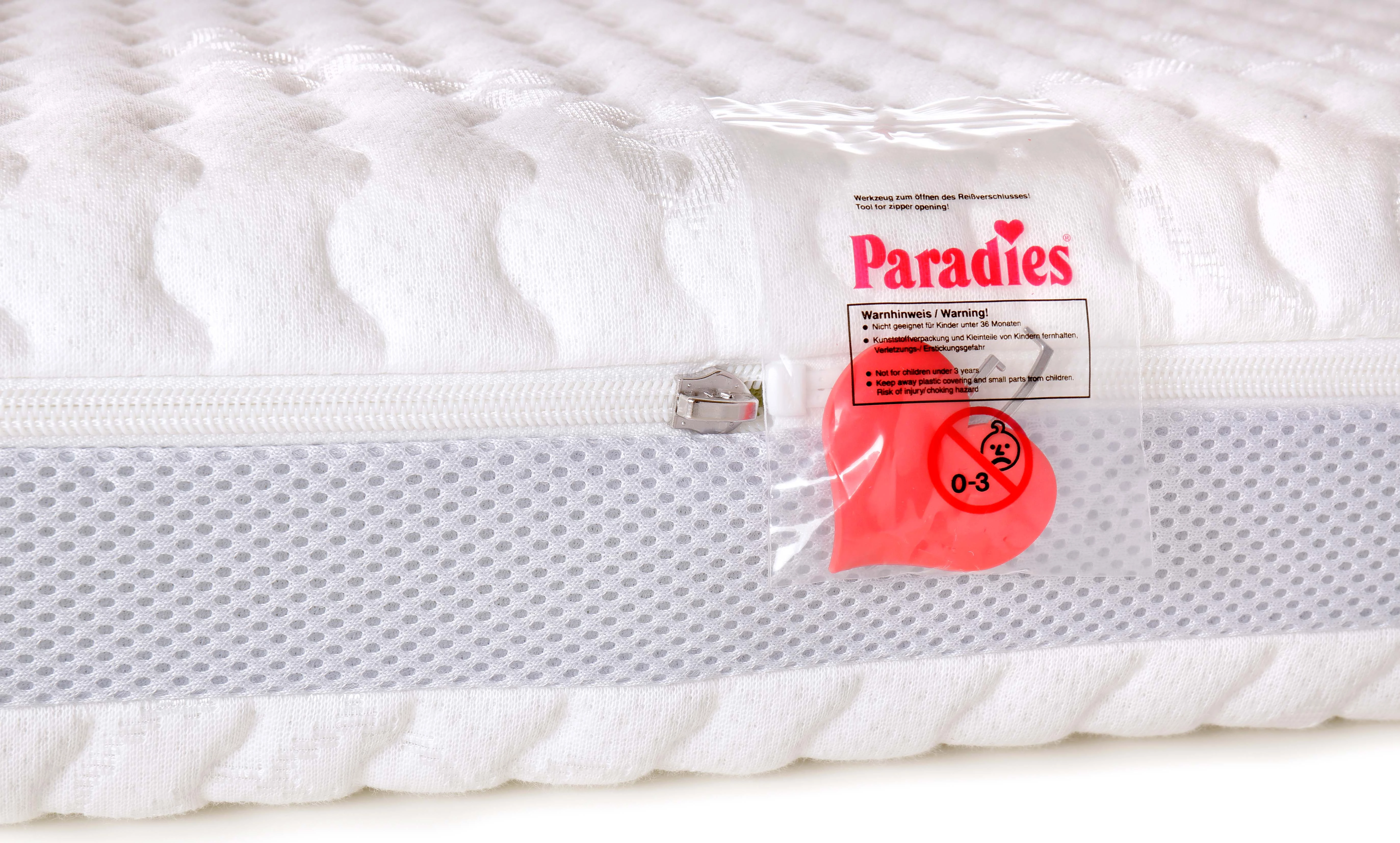 Paradies Matratze Mariella-Hygienica Bio 70x140 Weiß