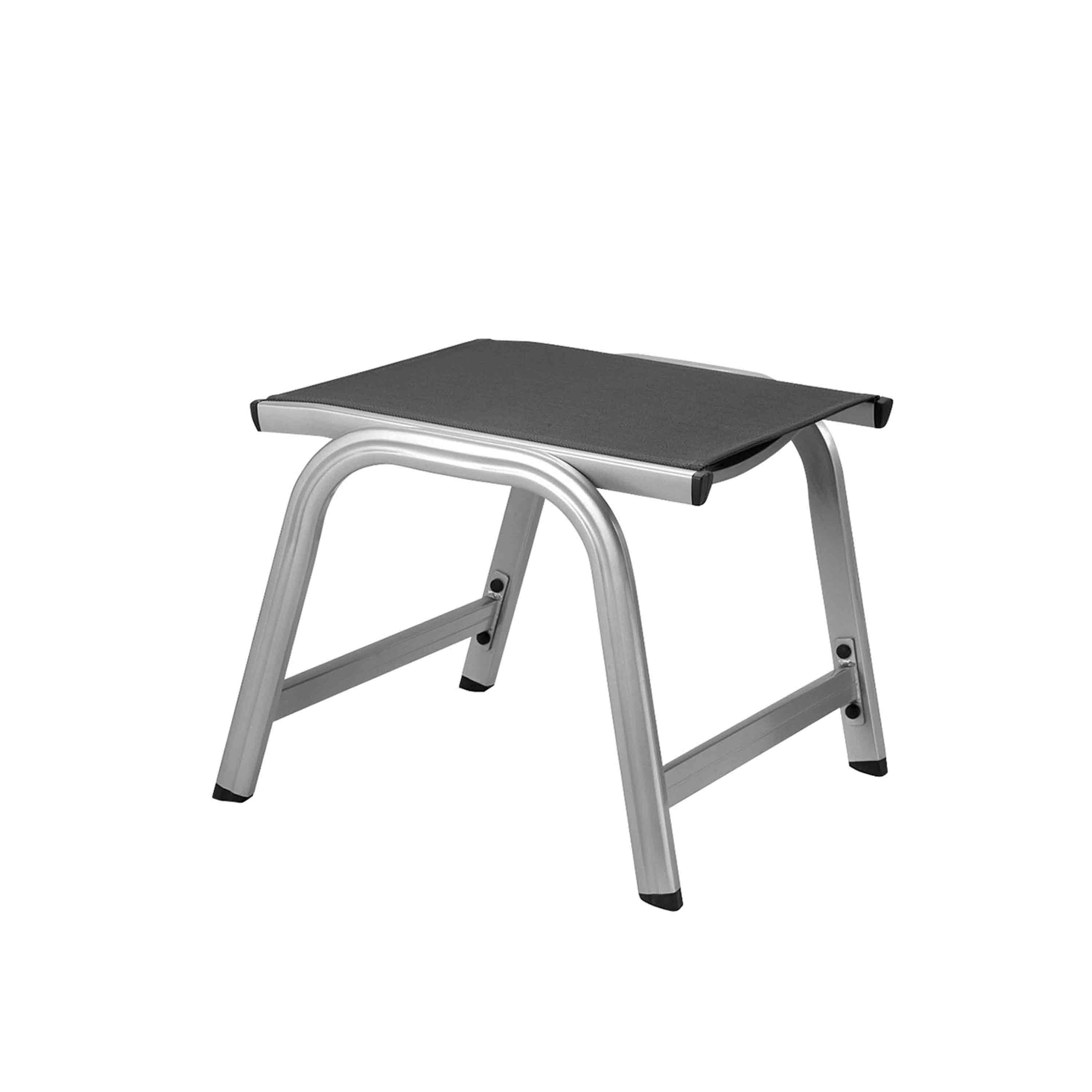 Kettler Gartenhocker Basic Plus Silber/Anthrazit Kettler Gartenhocker Basic Plus Silber/Anthrazit