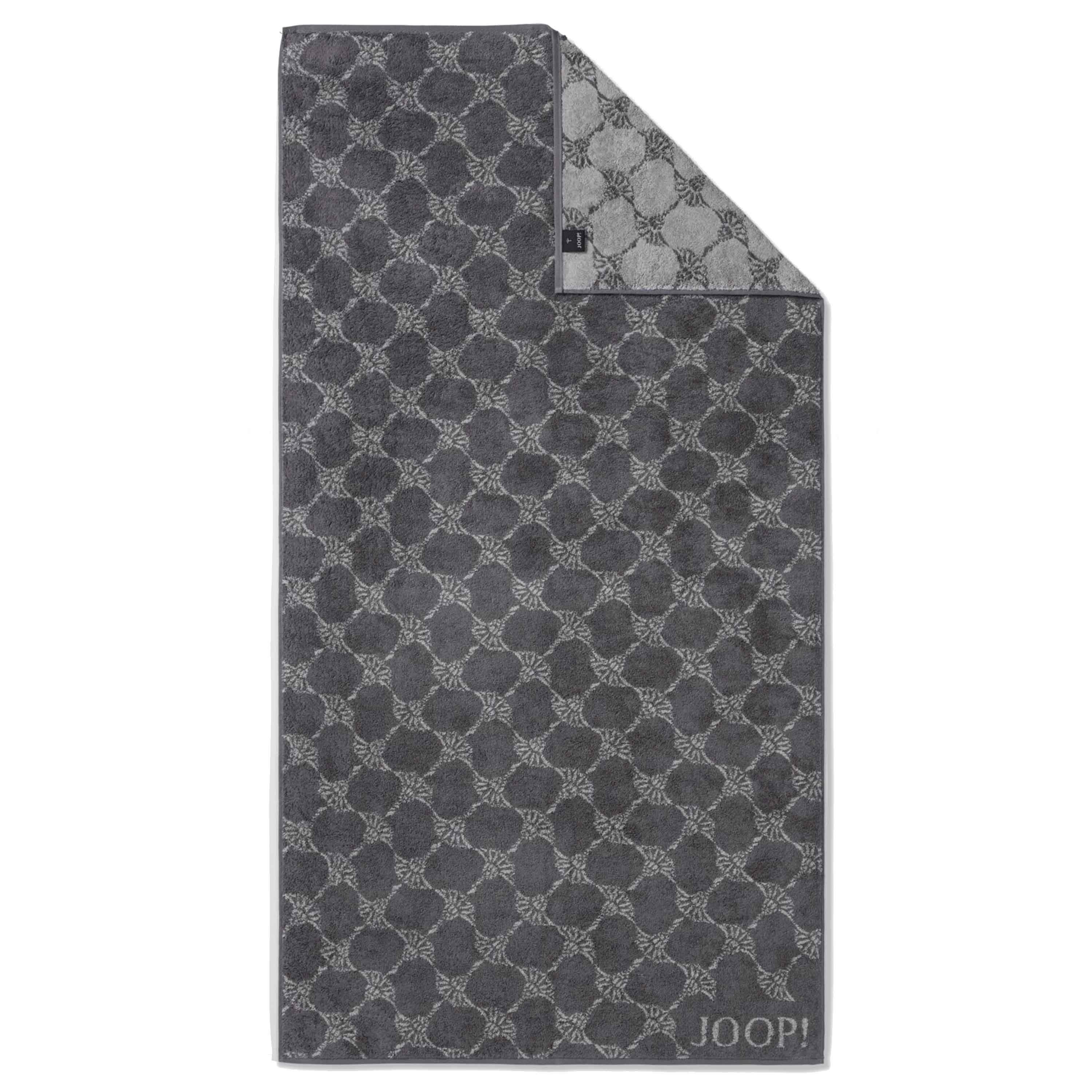 Joop! Duschtuch Classic Cornflower 80/150 Anthrazit Joop! Duschtuch Classic Cornflower 80/150 Anthrazit