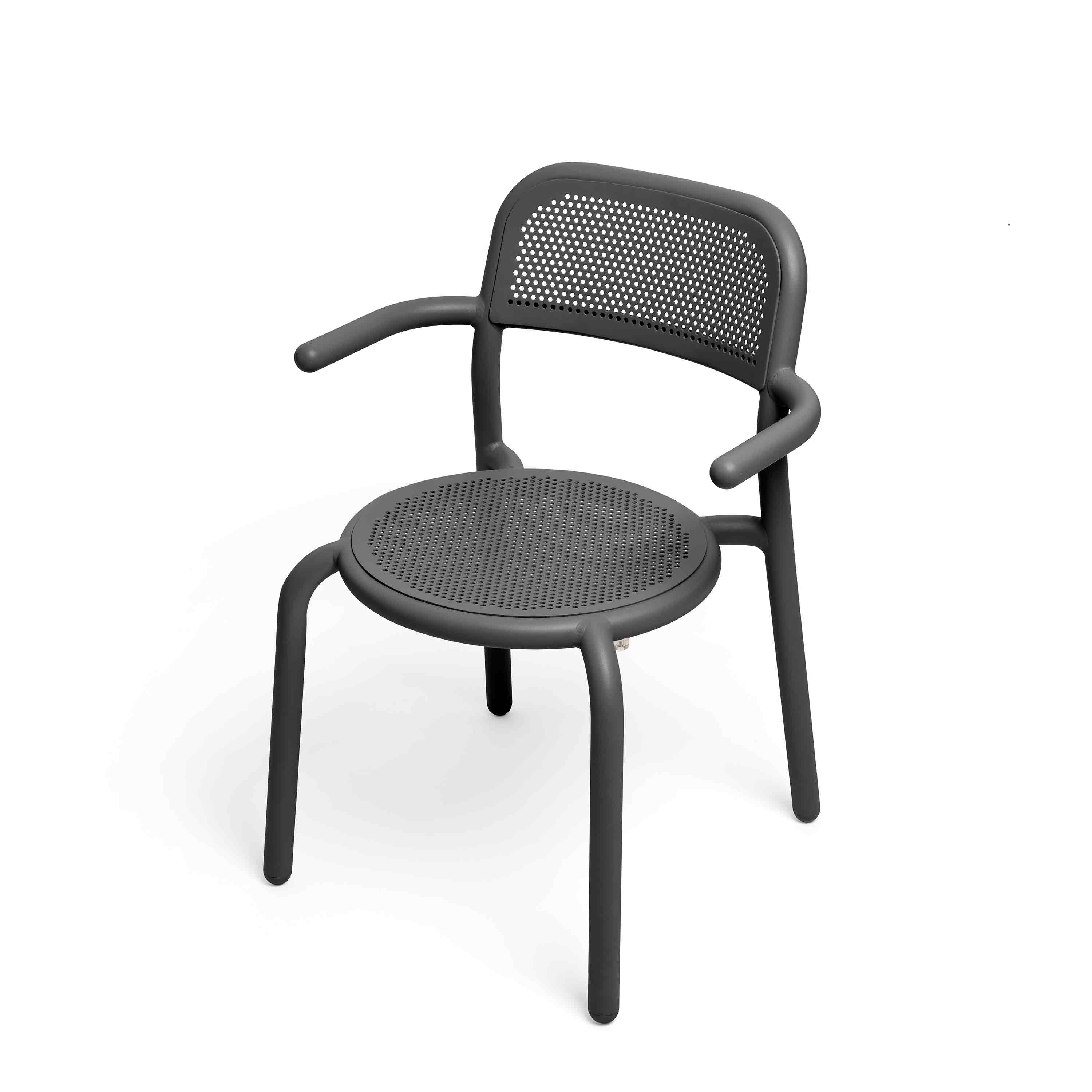 fatboy Gartenstuhl Toni Armchair 4er-Set Anthrazit fatboy Gartenstuhl Toni Armchair 4er-Set Anthrazit