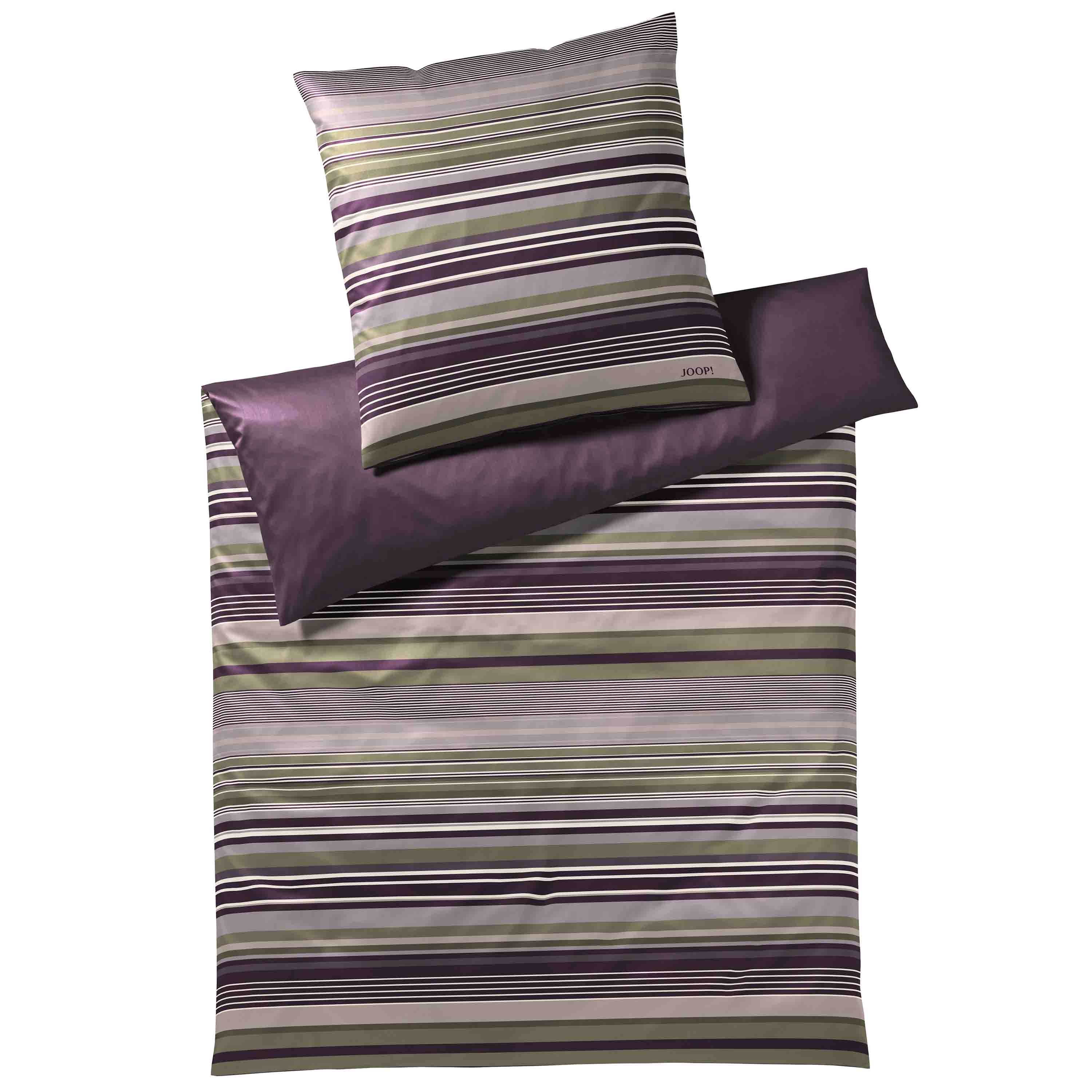 Joop! Bettwäsche Micro Lines 135/200 - 80/80 Purple Ivy Joop! Bettwäsche Micro Lines 135/200 - 80/80 Purple Ivy