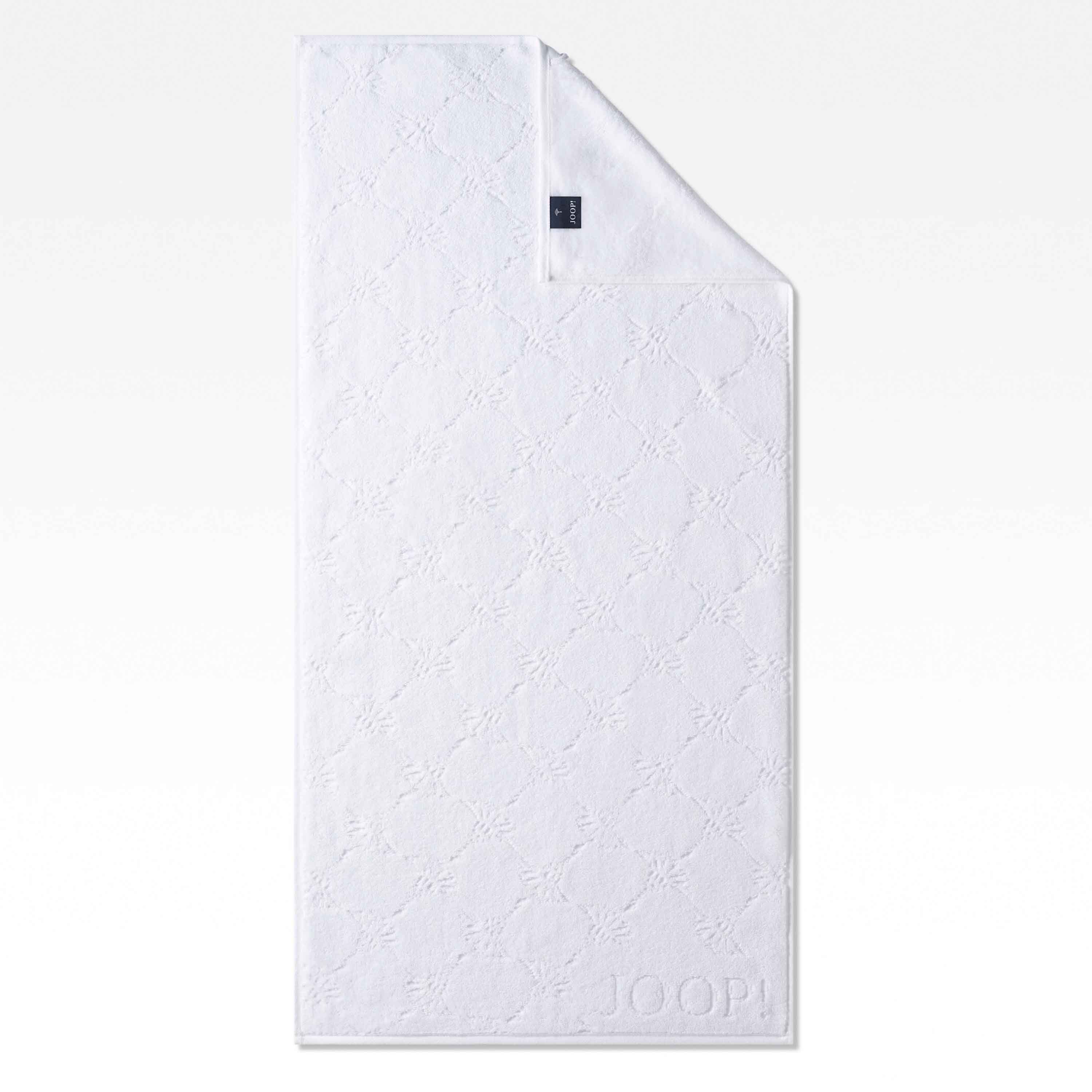 Joop! Handtuch Uni Cornflower 50/100 (3er-Set) Weiß Joop! Handtuch Uni Cornflower 50/100 (3er-Set) Weiß