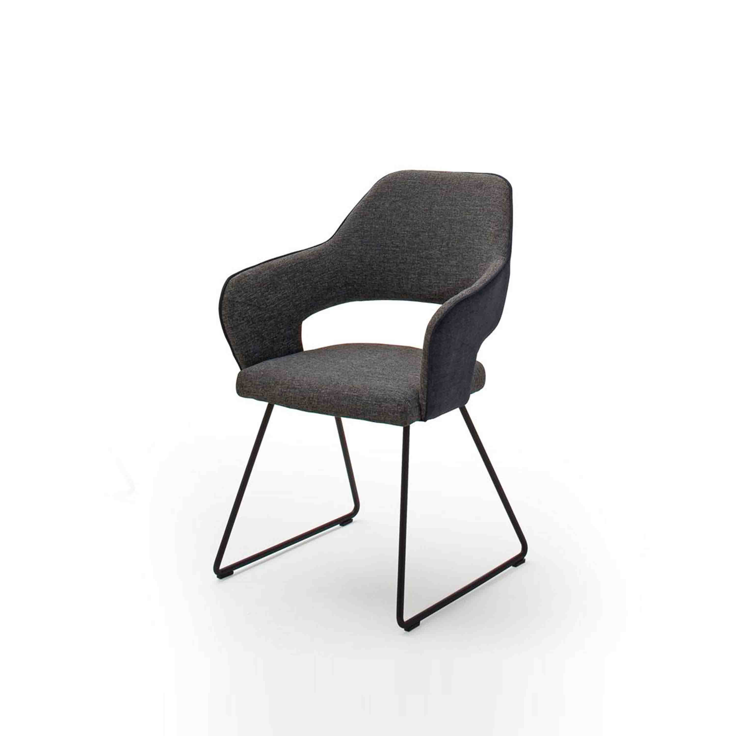 MCA Furniture Kufenstuhl Newcastle 2er-Set charcoal MCA Furniture Kufenstuhl Newcastle 2er-Set charcoal