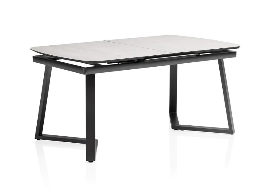 Kettler Gartentisch Alu-Keramik Anthrazit-Grau Kettler Gartentisch Alu-Keramik Anthrazit-Grau