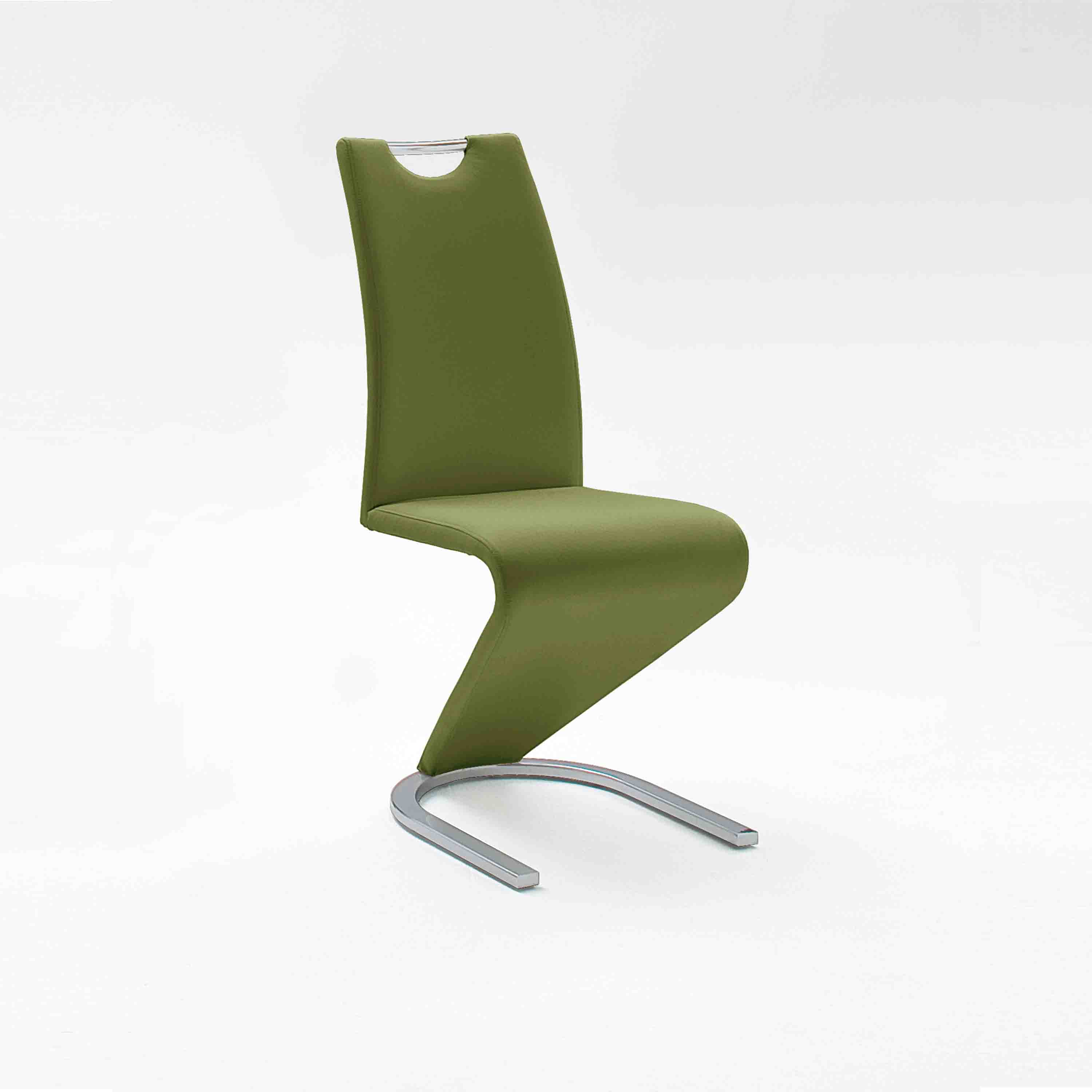 MCA Furniture Schwingstuhl Amado 2er-Set mit Griffloch Olivgrün MCA Furniture Schwingstuhl Amado 2er-Set mit Griffloch Olivgrün