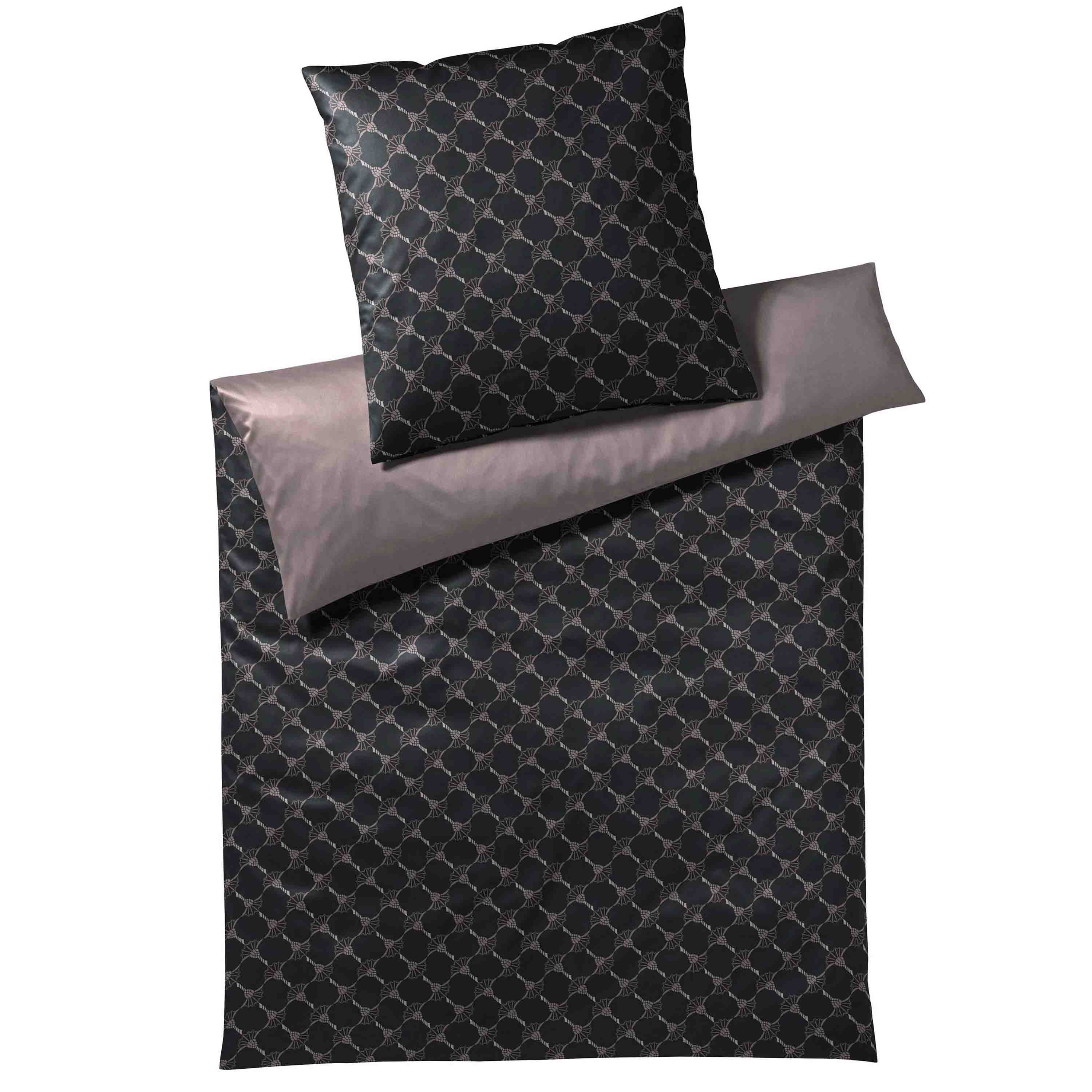 Joop! Bettwäsche Cornflower Double 135/200 - 80/80 Shiny Black Joop! Bettwäsche Cornflower Double 135/200 - 80/80 Shiny Black