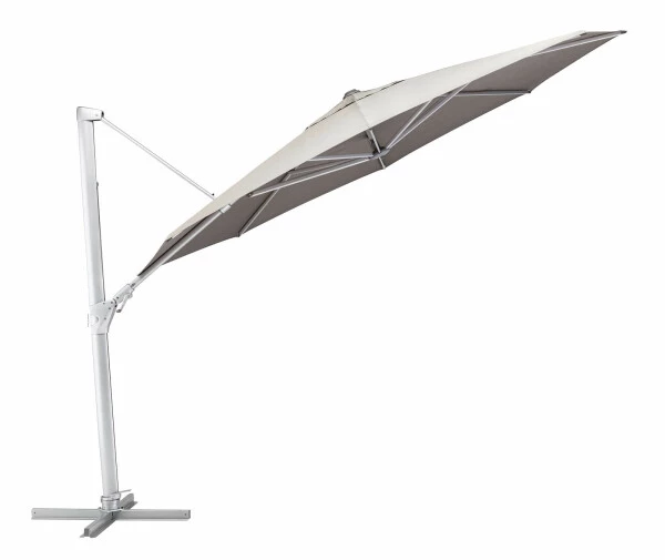 Kettler Sonnenschirm EASY SWING Grau/Silber Kettler Sonnenschirm EASY SWING Grau/Silber