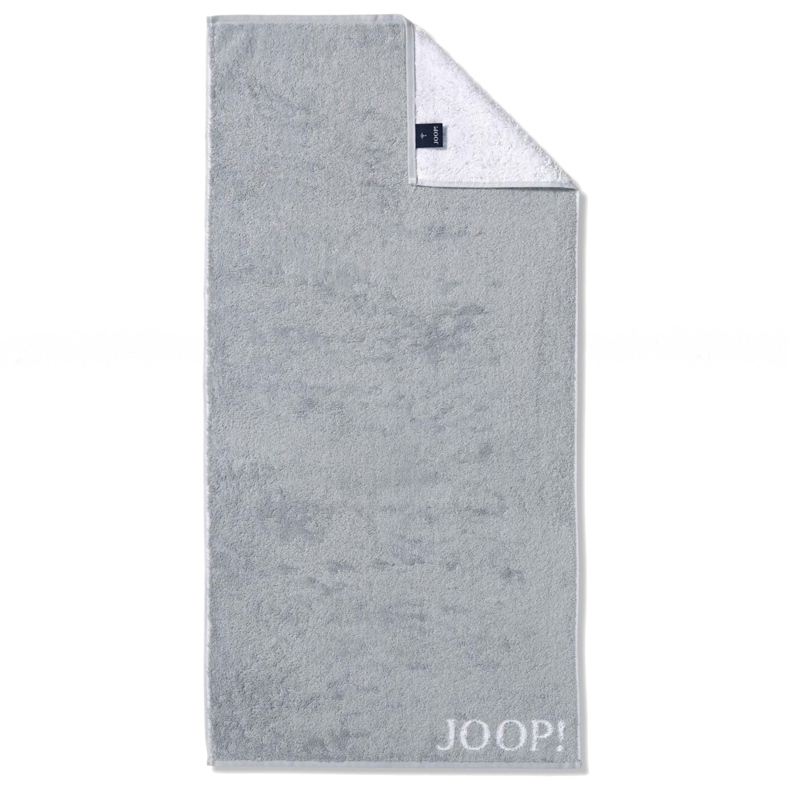 Joop! Handtuch Classic Doubleface 50/100 (3er-Set) Silber