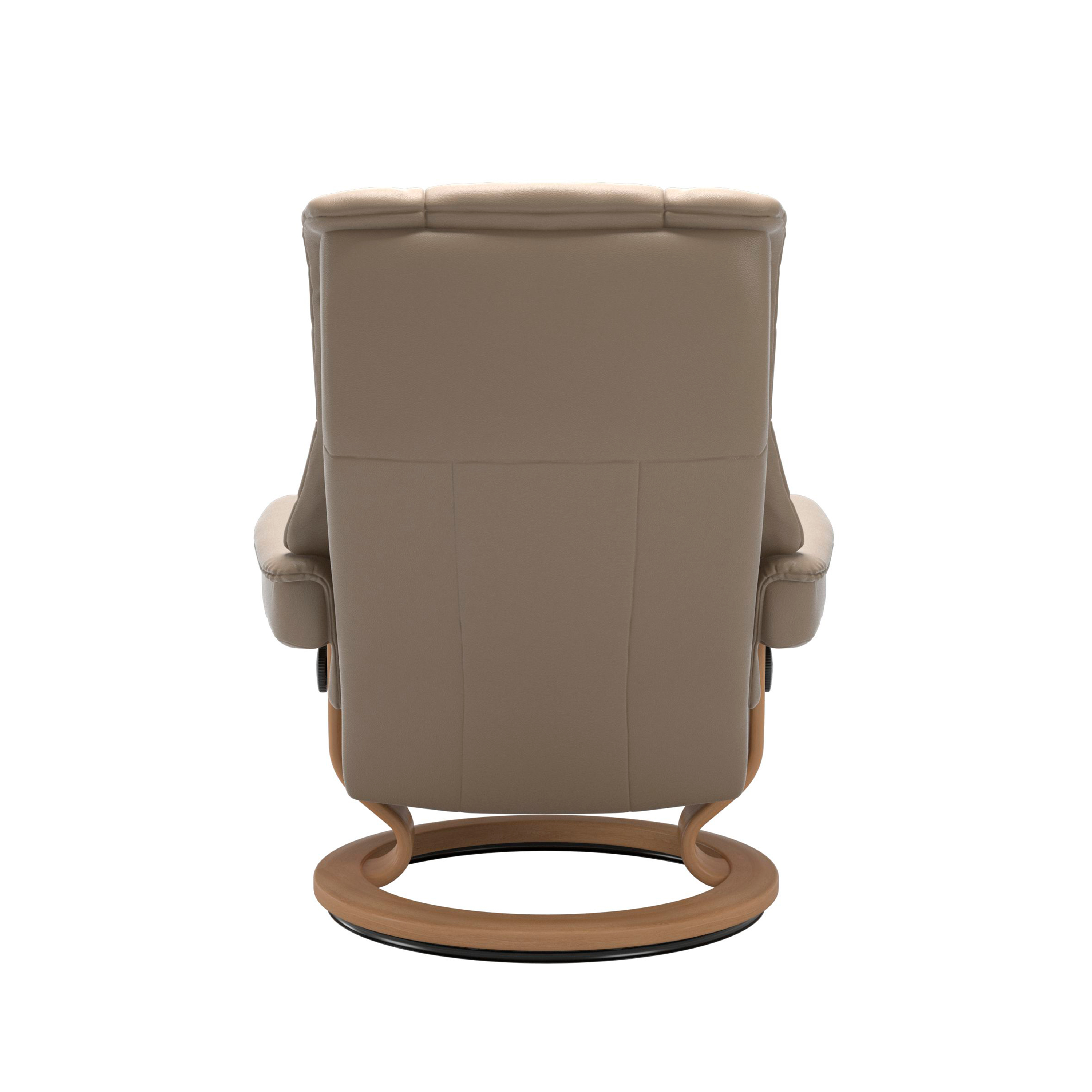 Stressless Mayfair Classic Sessel mit Hocker M Leder Cori Fog Eiche 