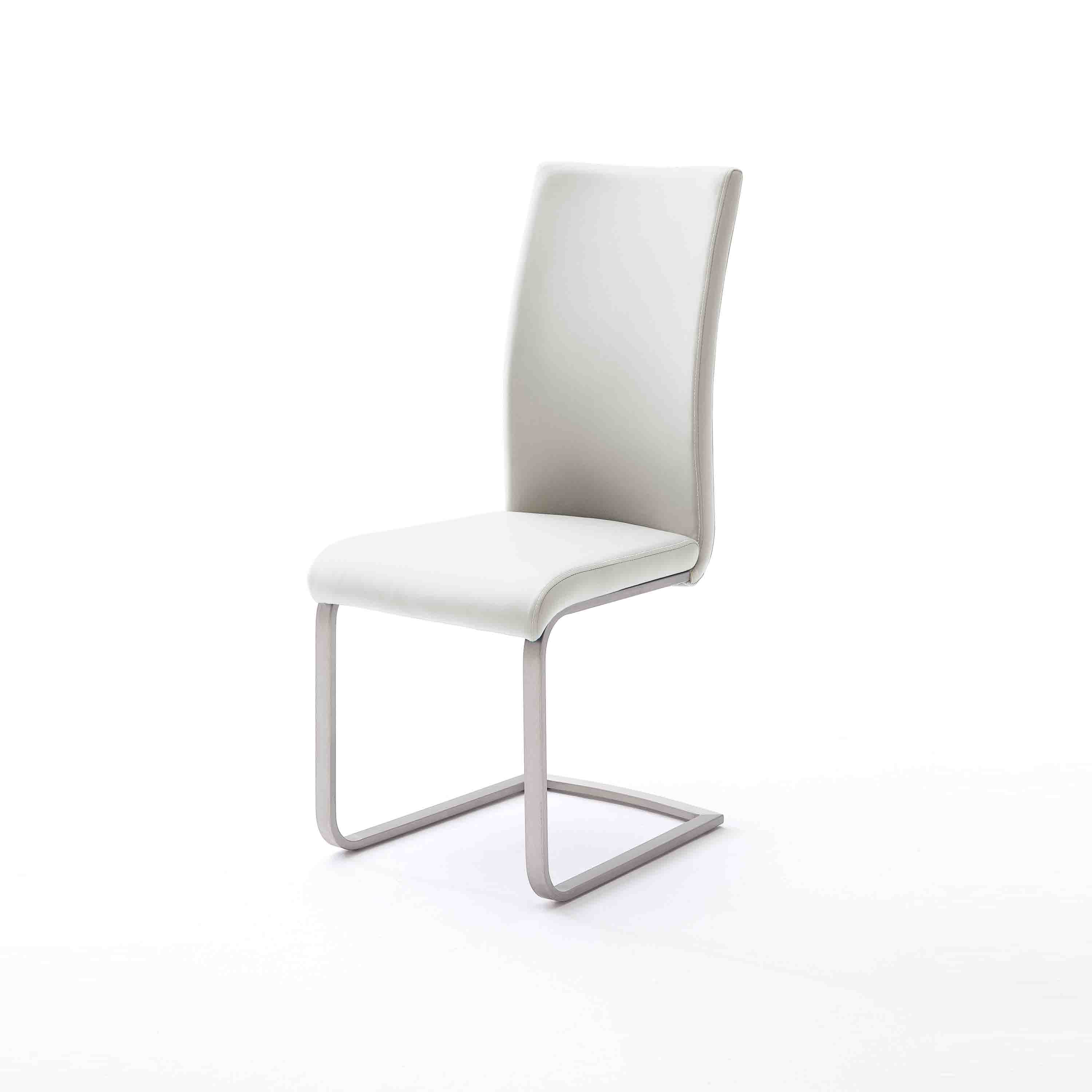 MCA Furniture Schwingstuhl Paulo 4er-Set Weiß