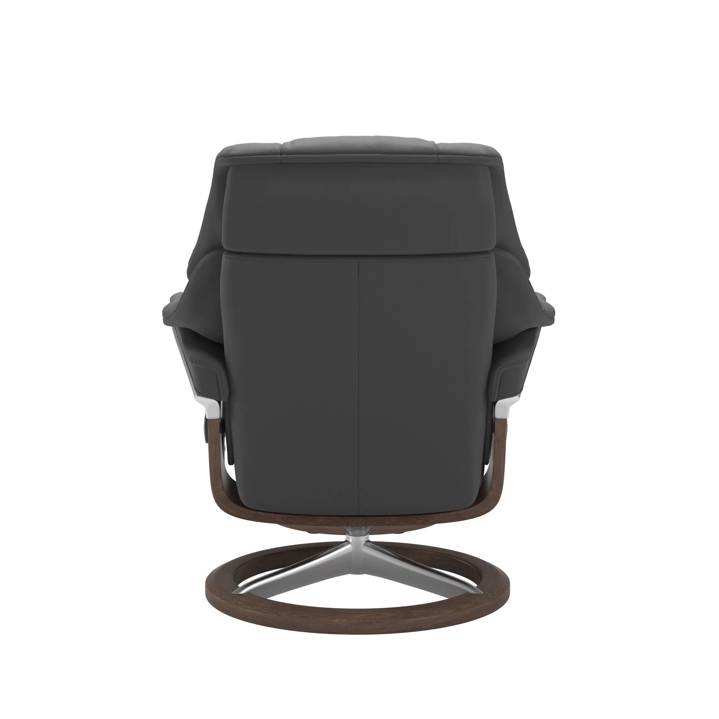 Stressless Reno Signature Sessel mit Hocker M Leder Batick Walnuss Chrom